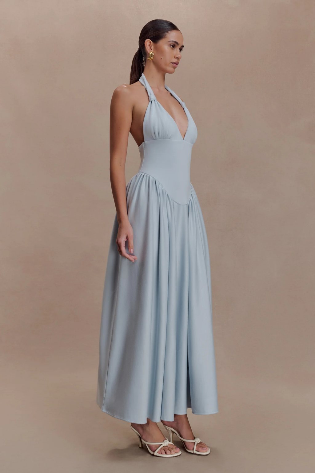 Sienna Halter Midi Dress