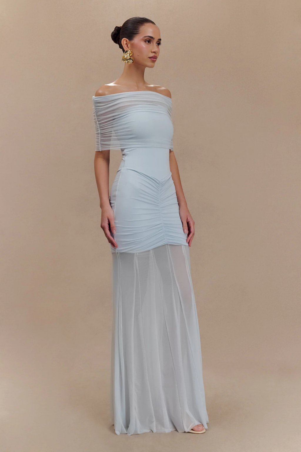 Midnight Illusion Maxi Dress