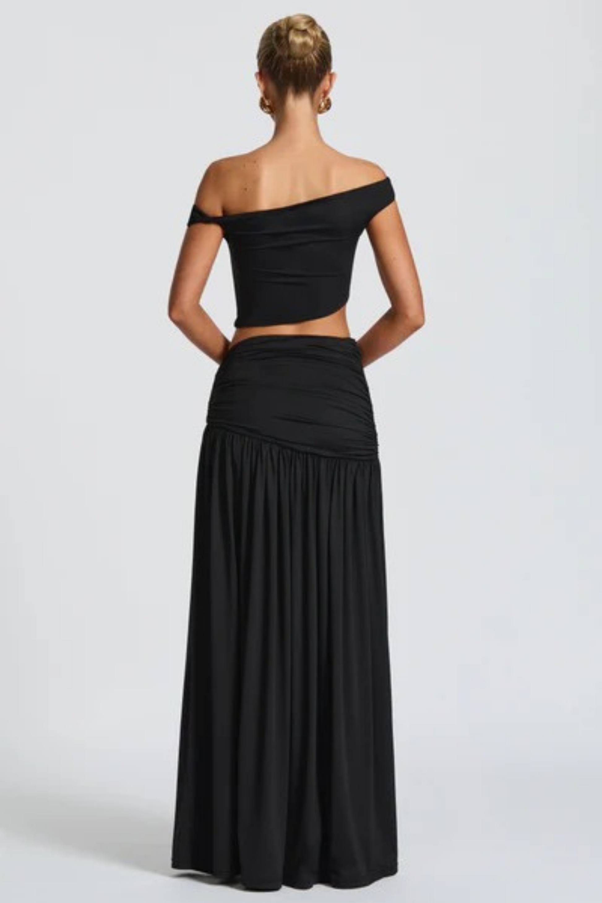 Golden Oasis Slit Skirt
