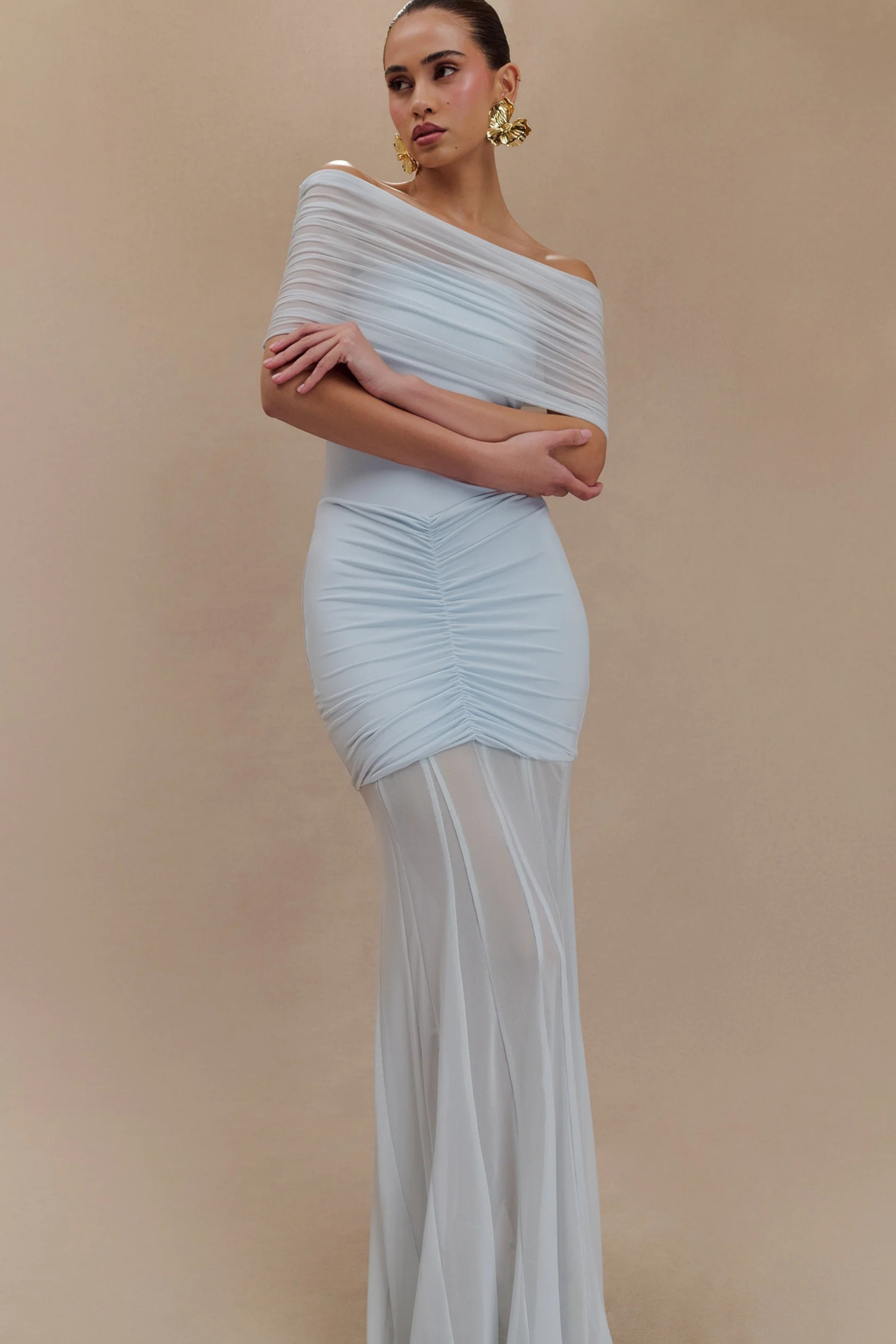 Midnight Illusion Maxi Dress