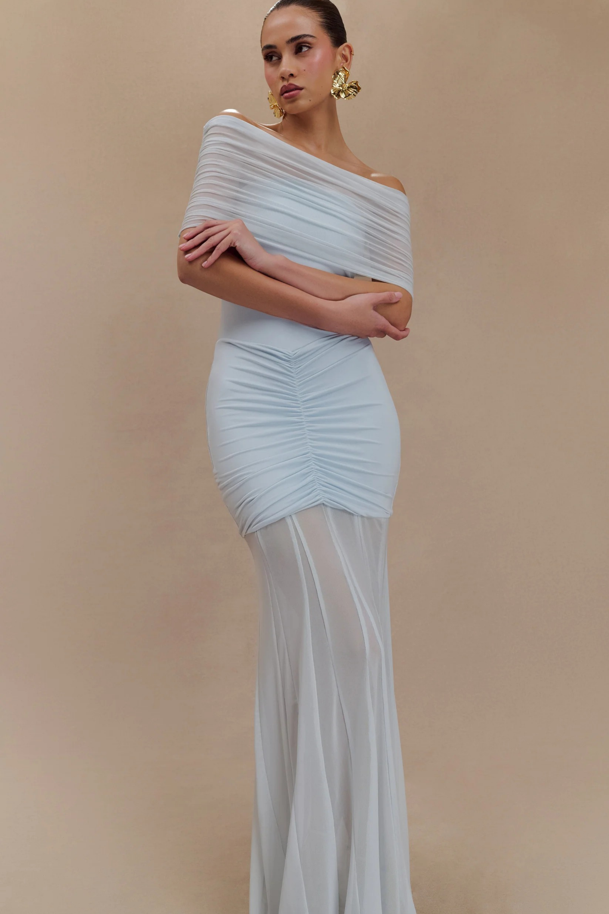 Midnight Illusion Maxi Dress