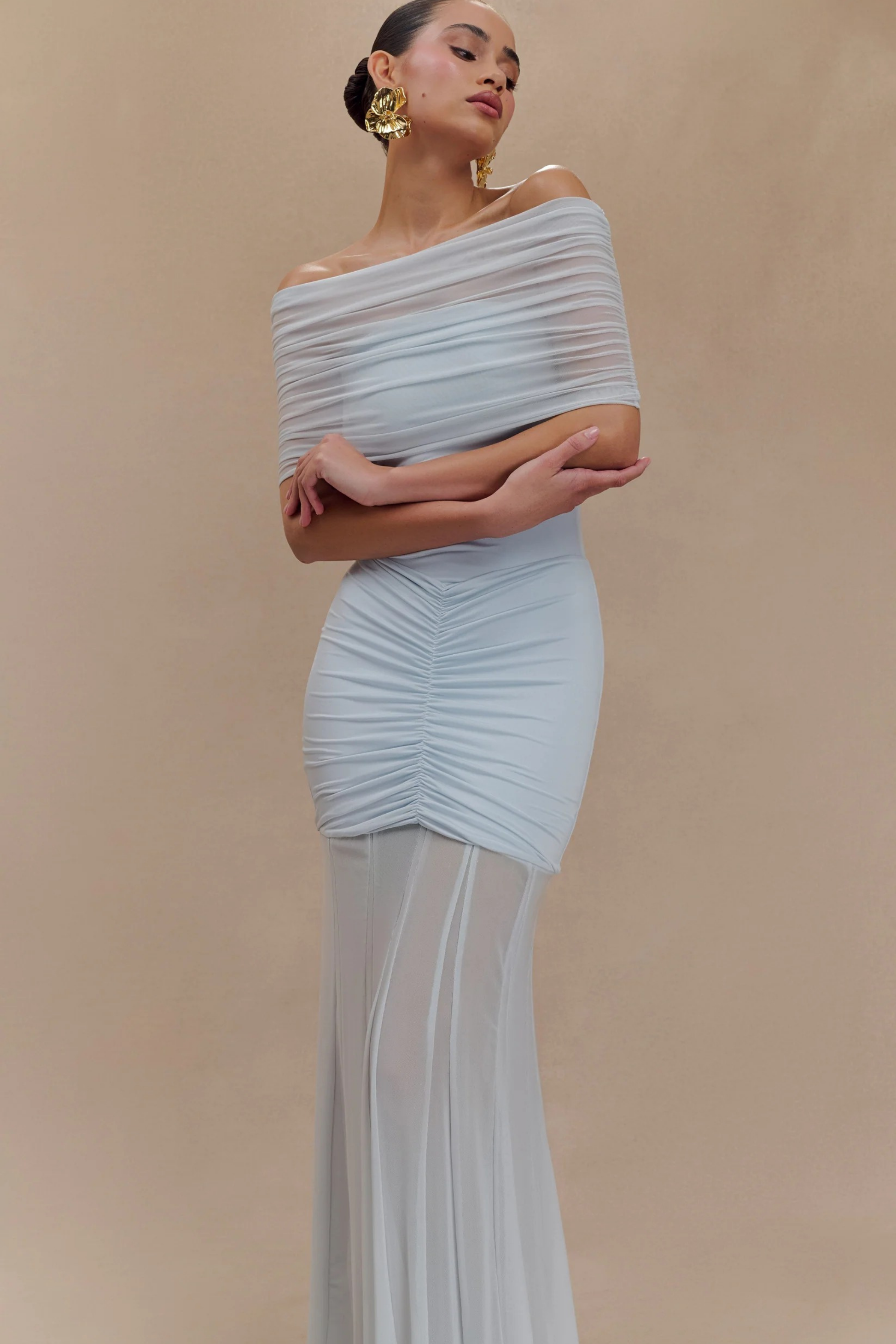 Midnight Illusion Maxi Dress
