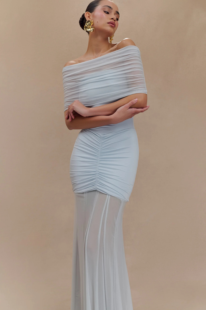 Midnight Illusion Maxi Dress