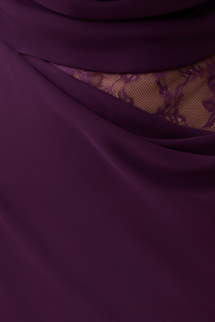 Noir Allure Maxi Dress
