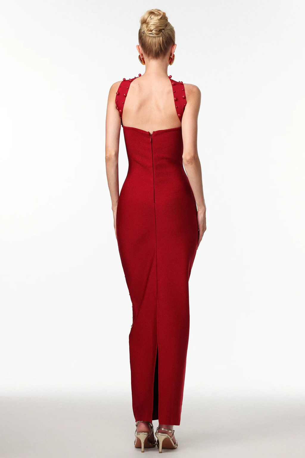 Noir Elegance Maxi Dress