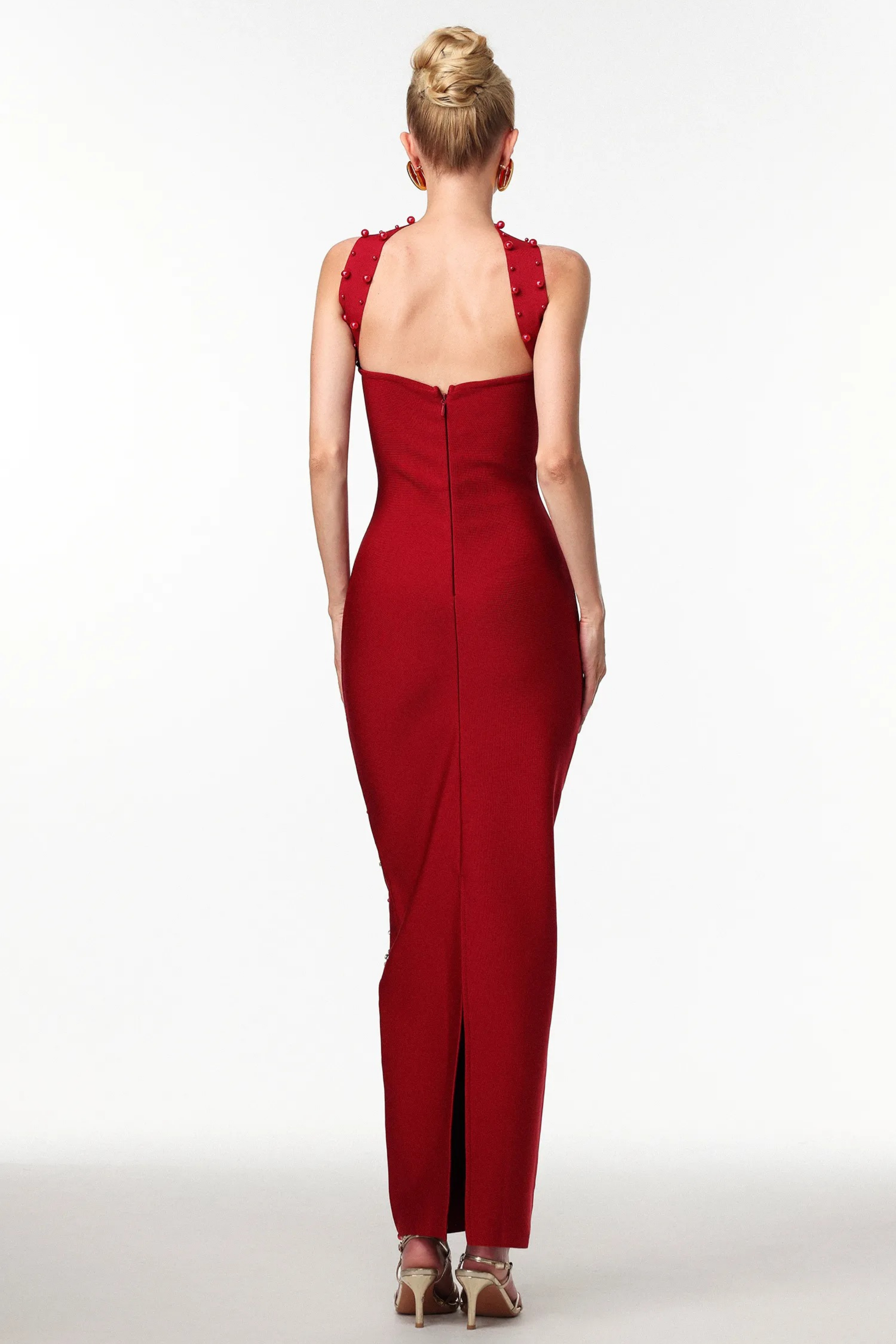 Noir Elegance Maxi Dress