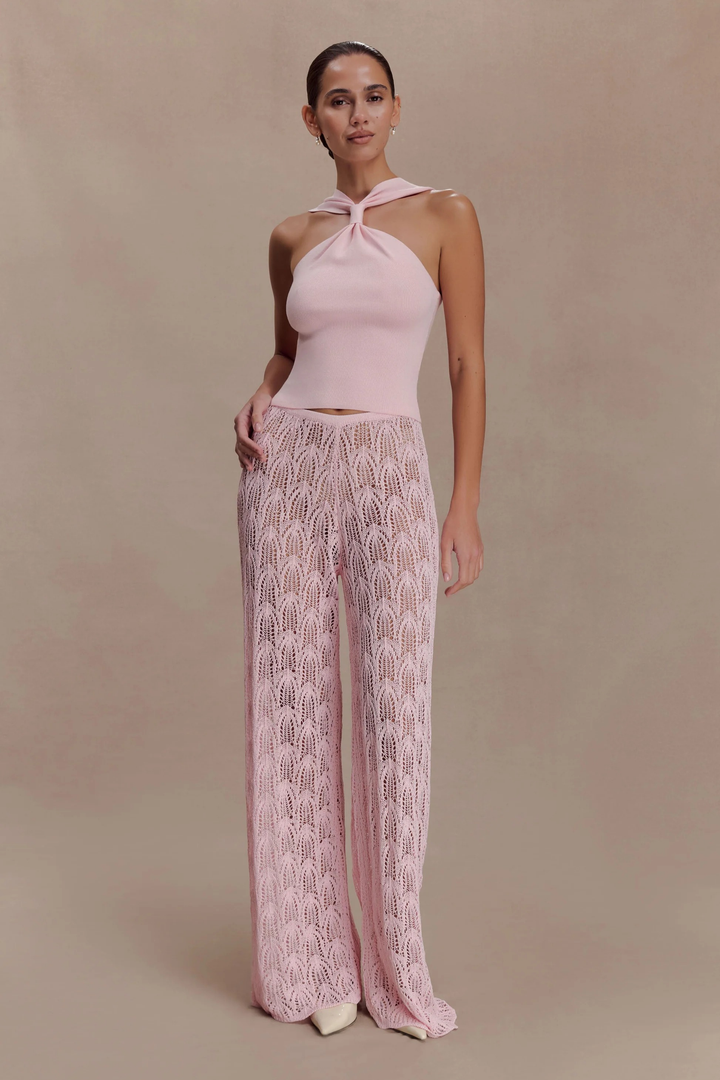 Serene Knot Halter Top