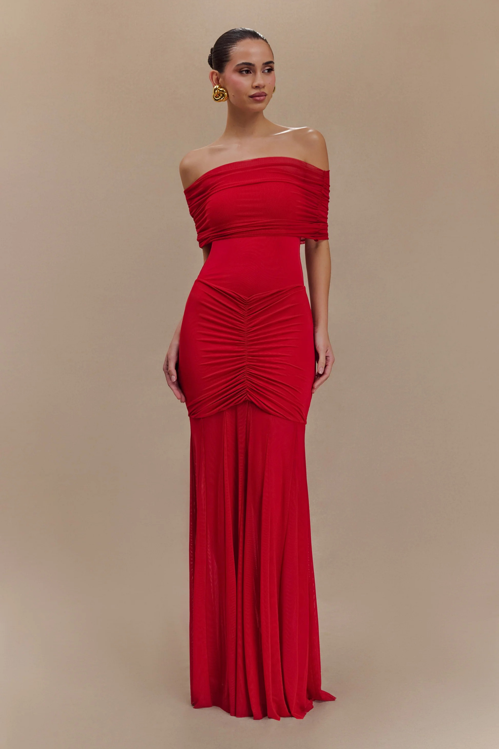 Midnight Illusion Maxi Dress