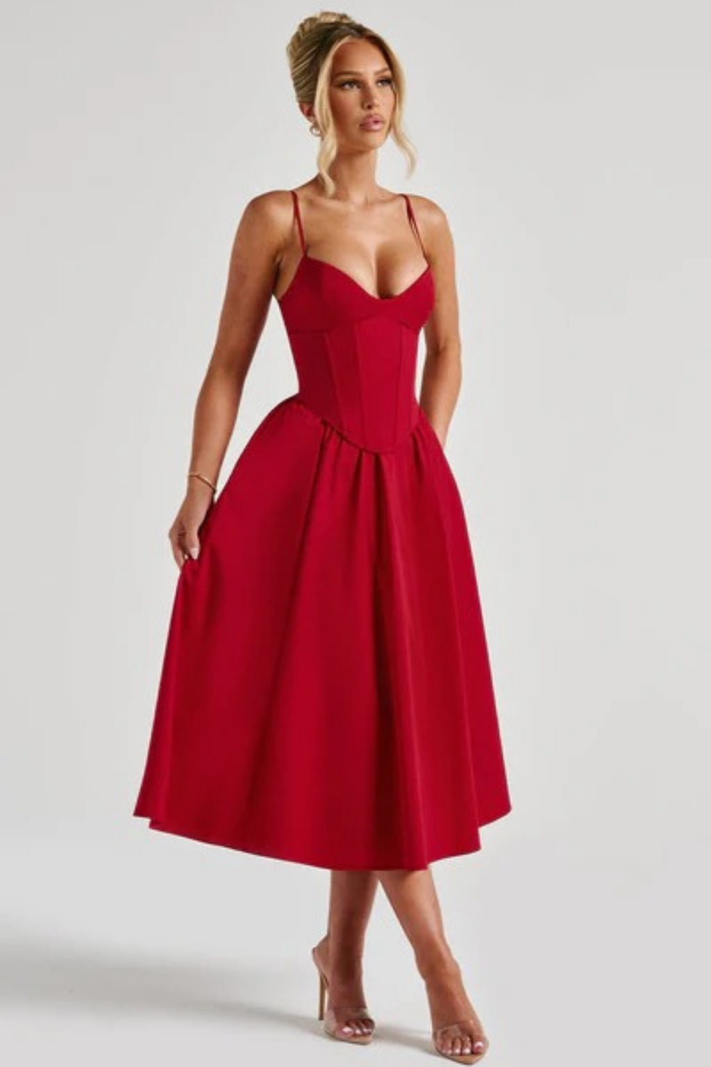 Belle Aura Midi Dress