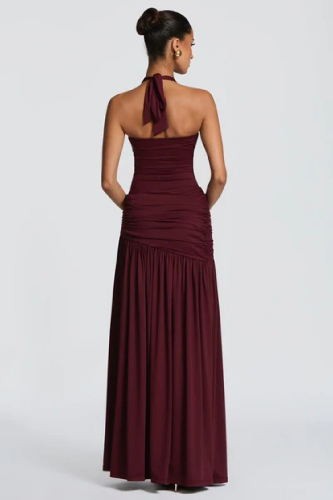 Golden Oasis Slit Skirt