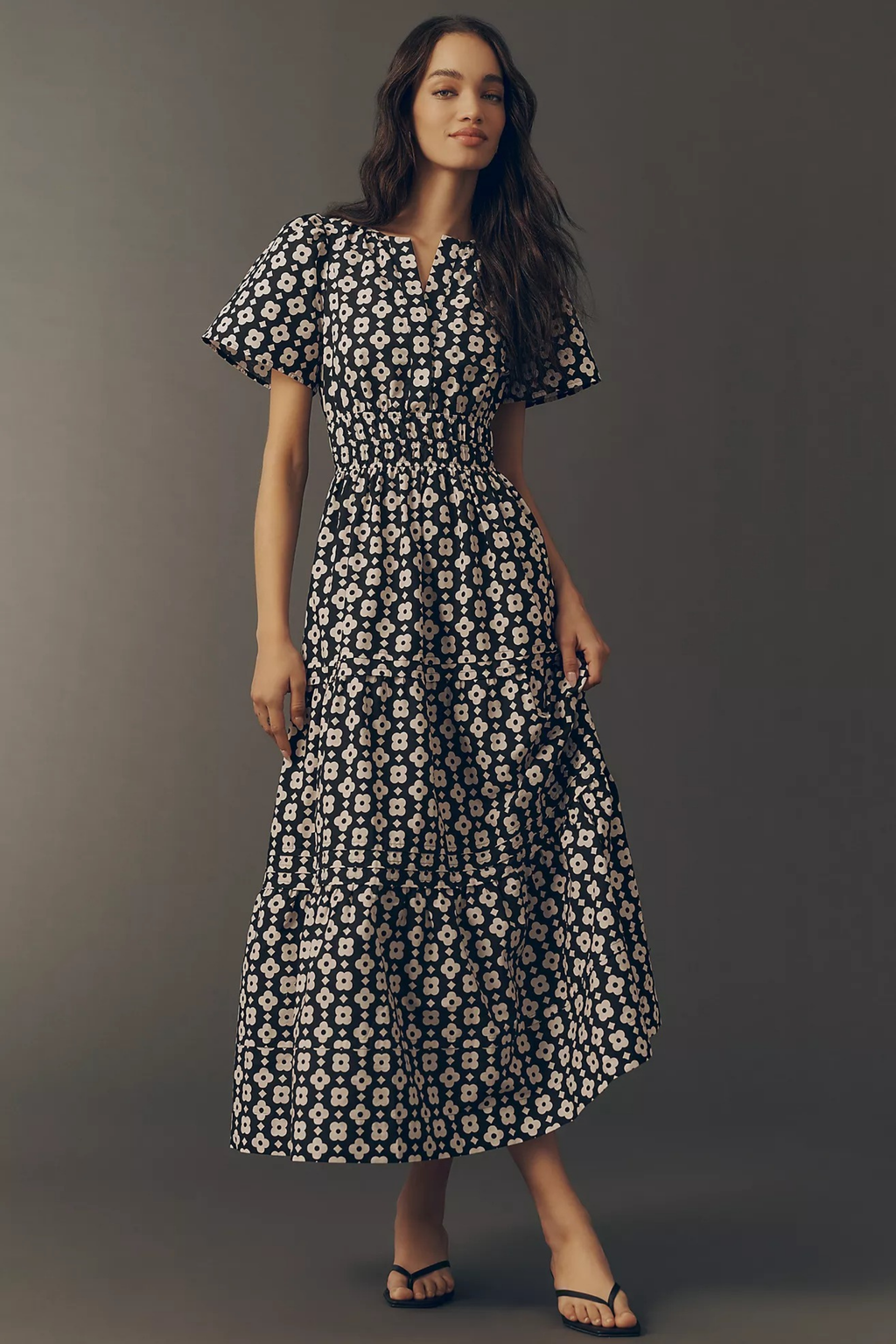 Maxi Dress Floral Print Relaxed Everyday Style