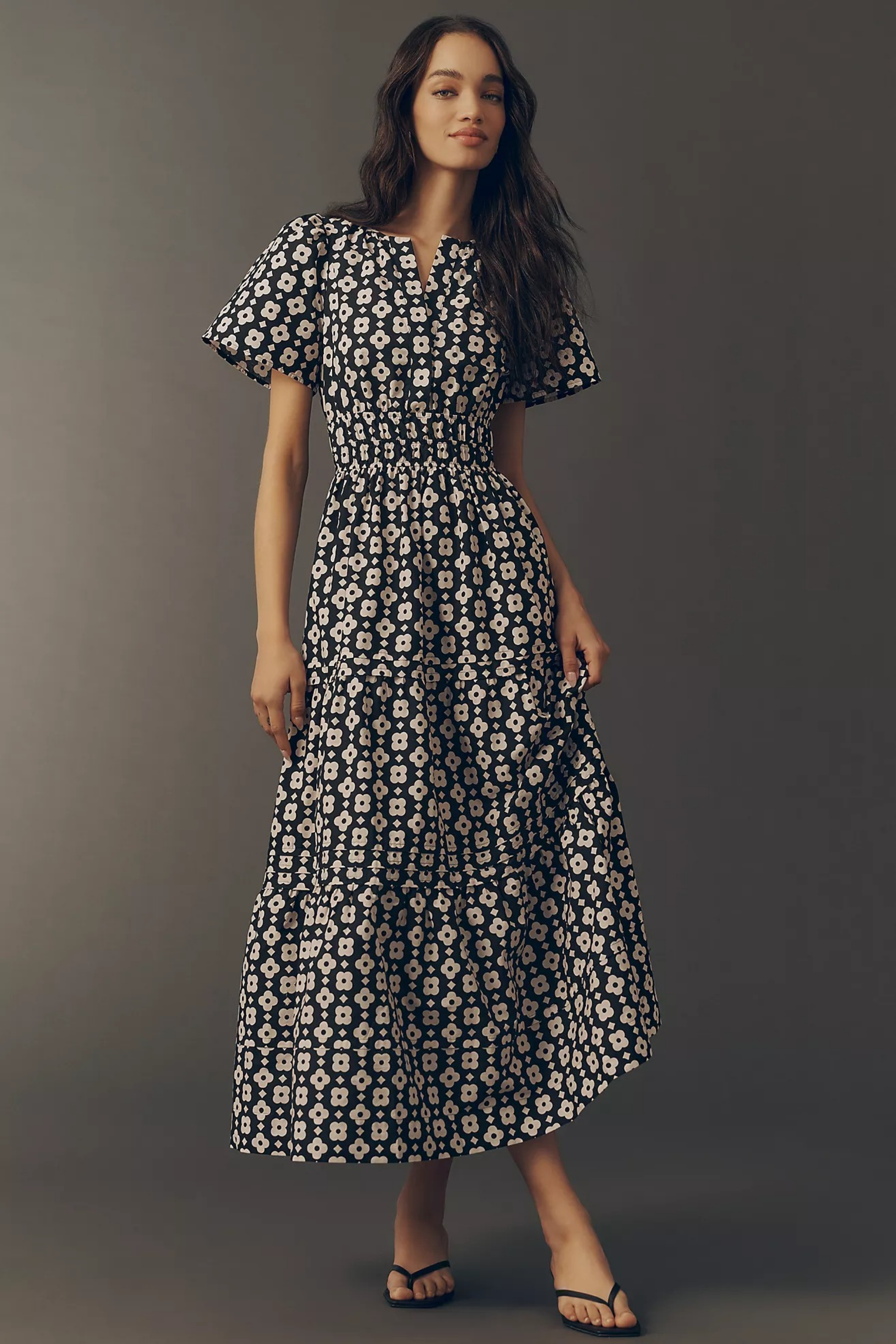 Maxi Dress Floral Print Relaxed Everyday Style