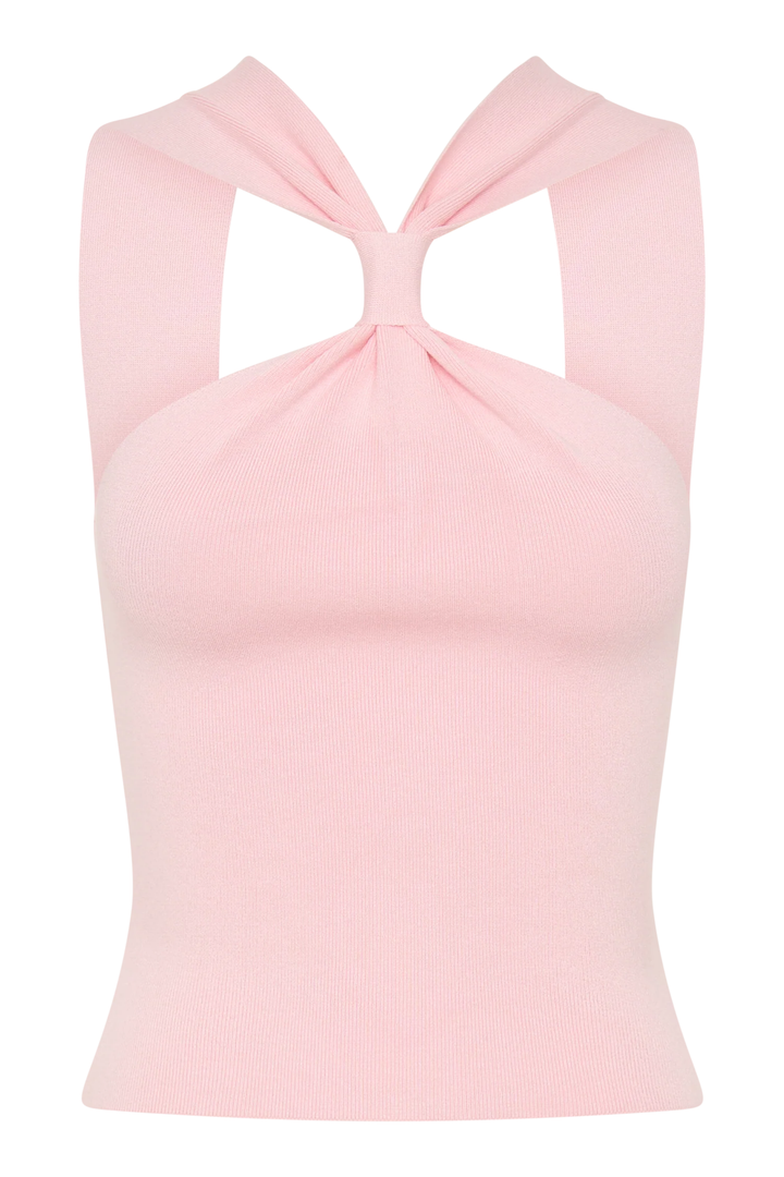 Serene Knot Halter Top