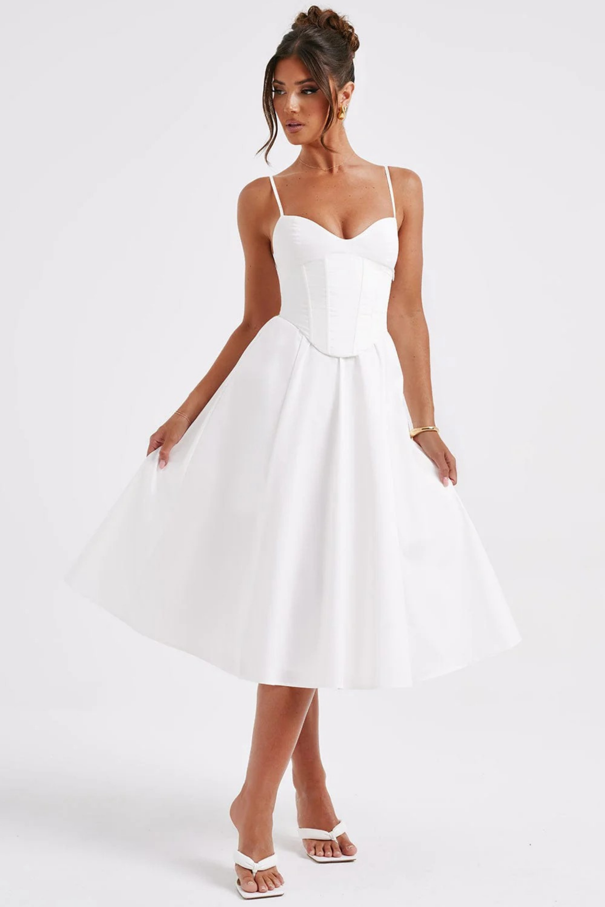 Belle Aura Midi Dress