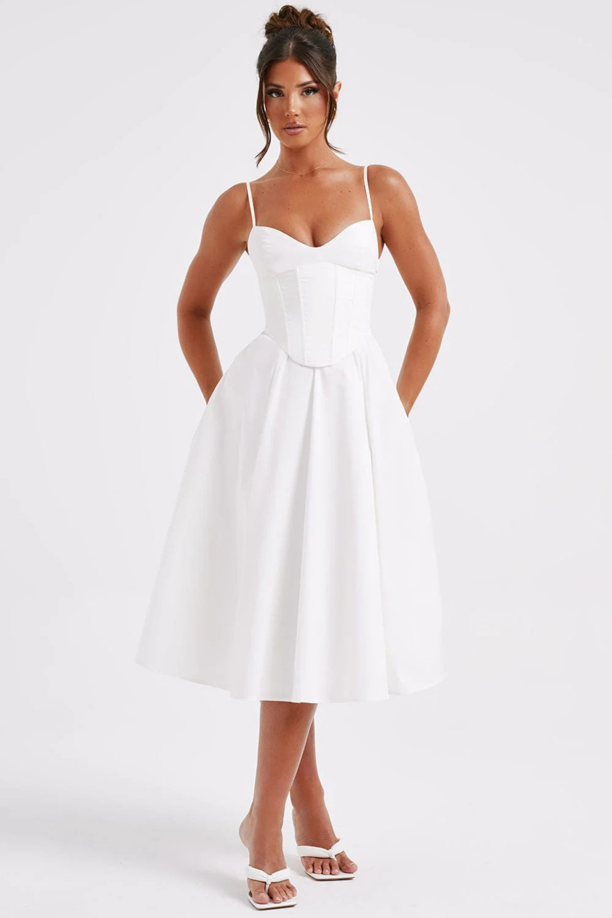 Belle Aura Midi Dress