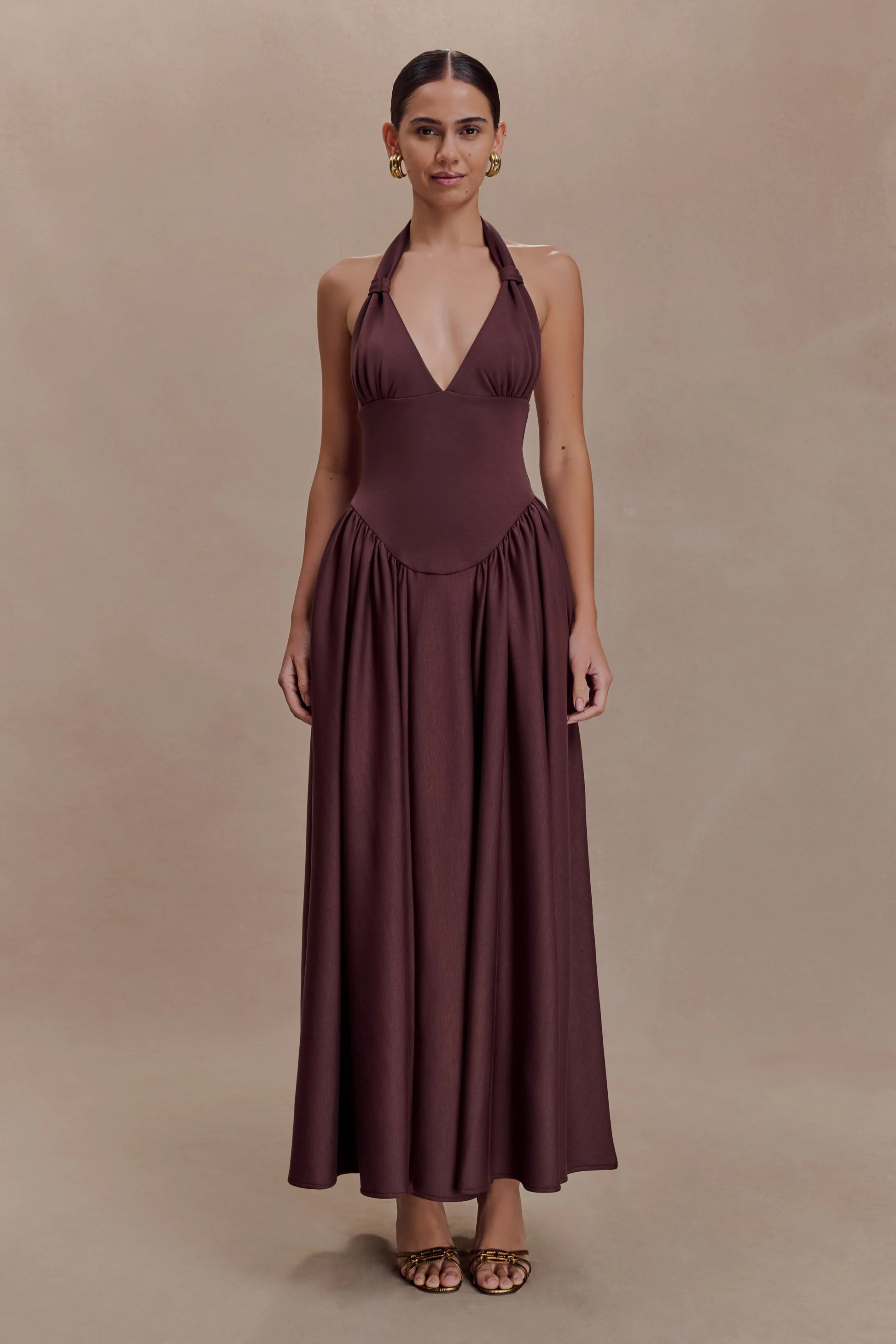 Sienna Halter Midi Dress
