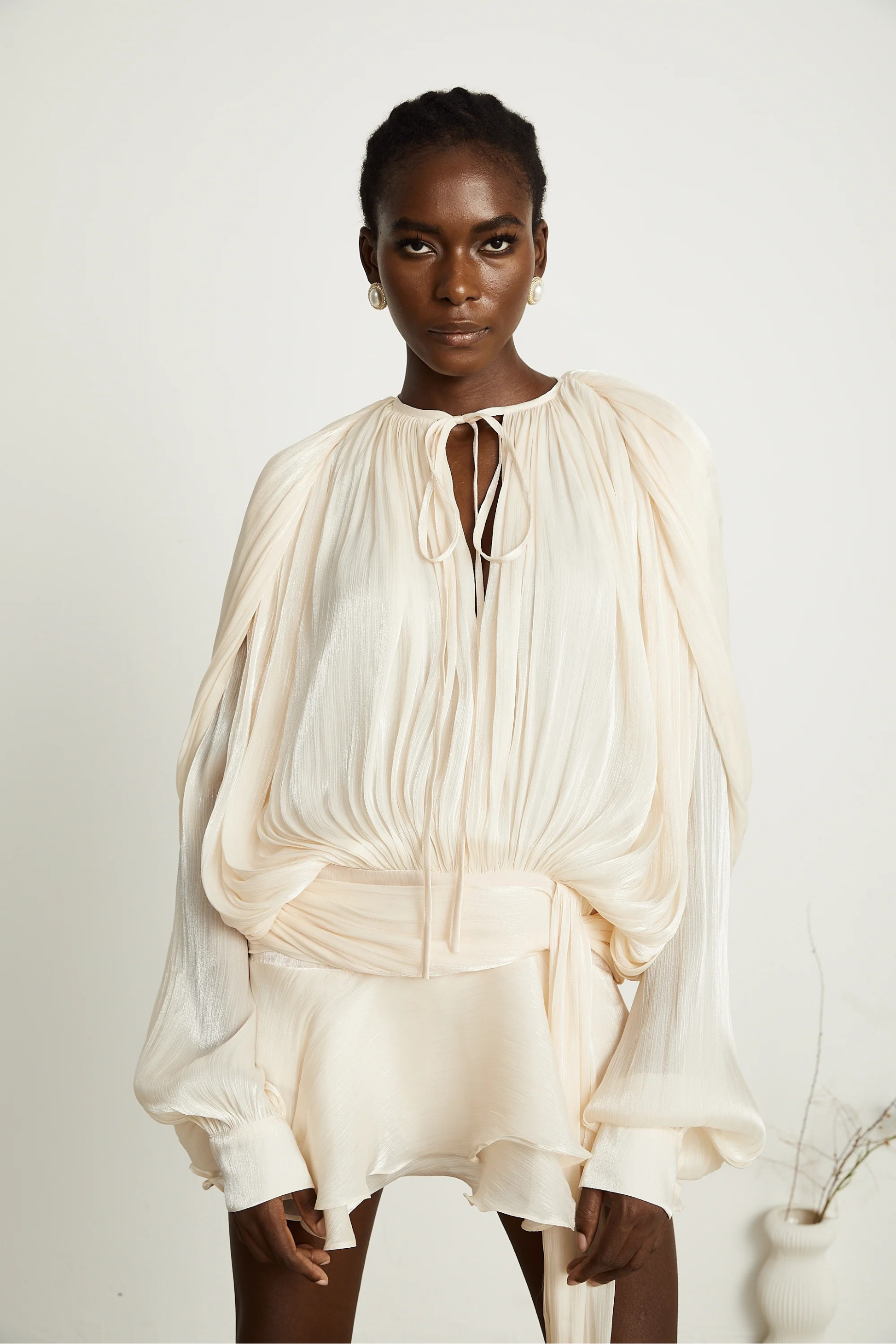 Cloud Silk Mini Dress