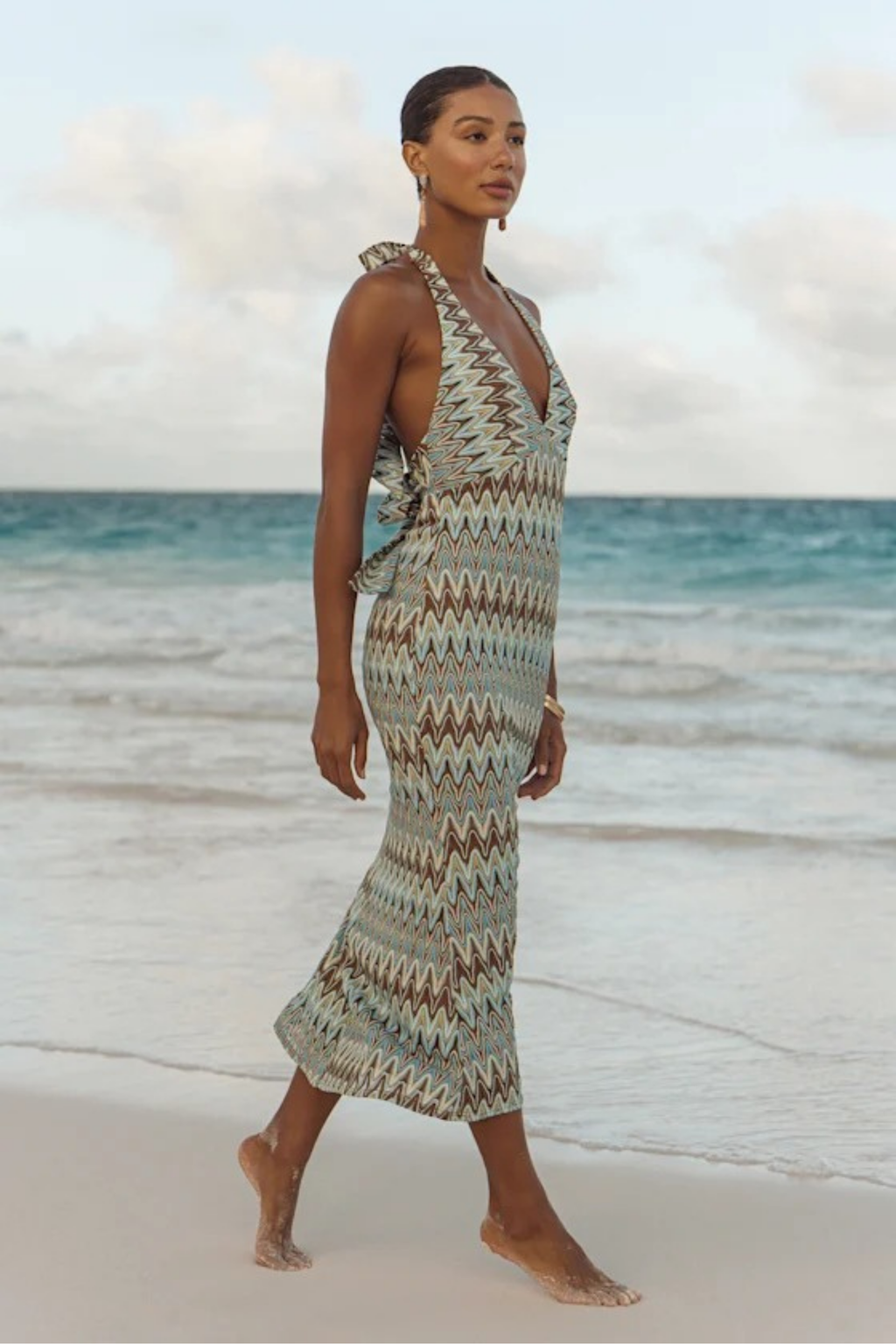 Ocean Muse Midi Dress