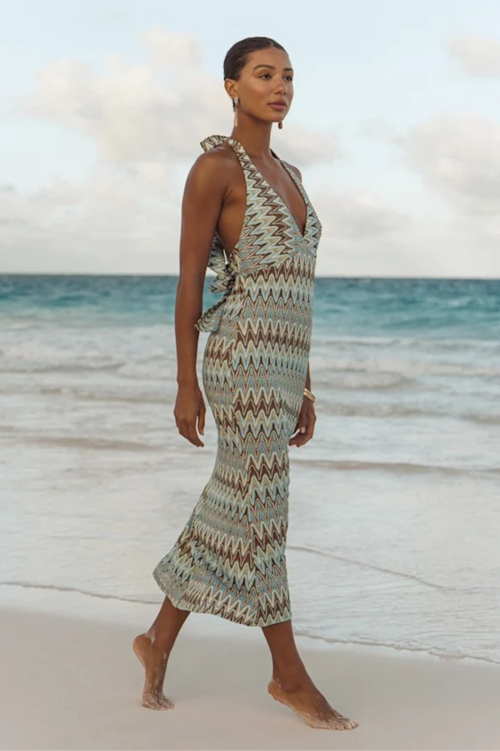 Ocean Muse Midi Dress