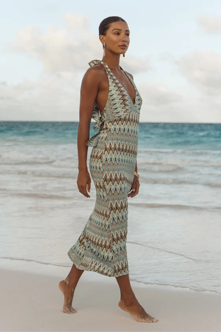 Ocean Muse Midi Dress