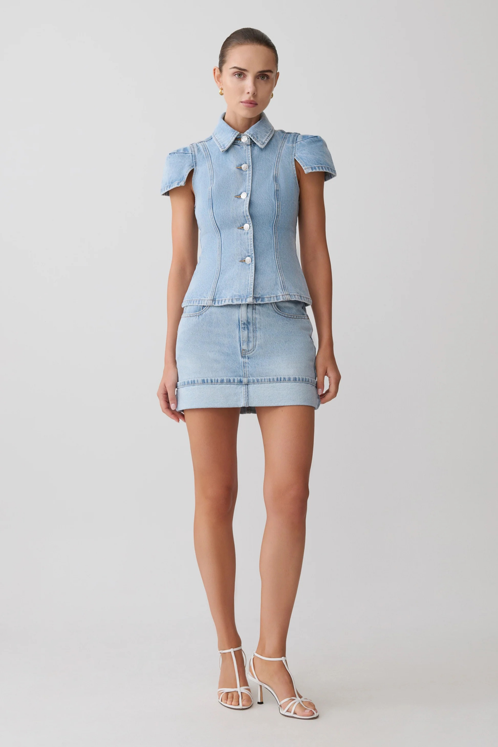 Denim Muse Corset Top