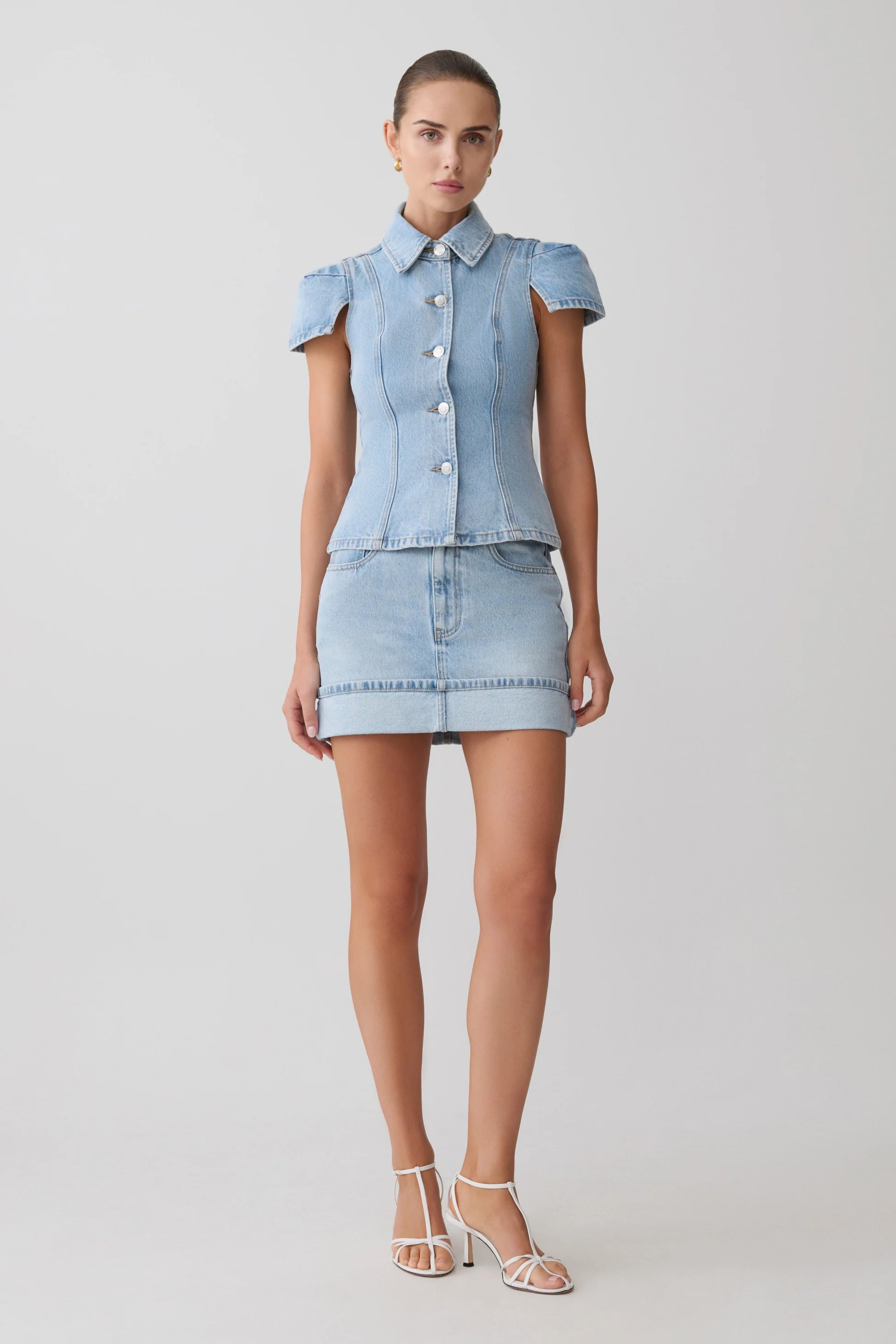 Denim Muse Corset Top