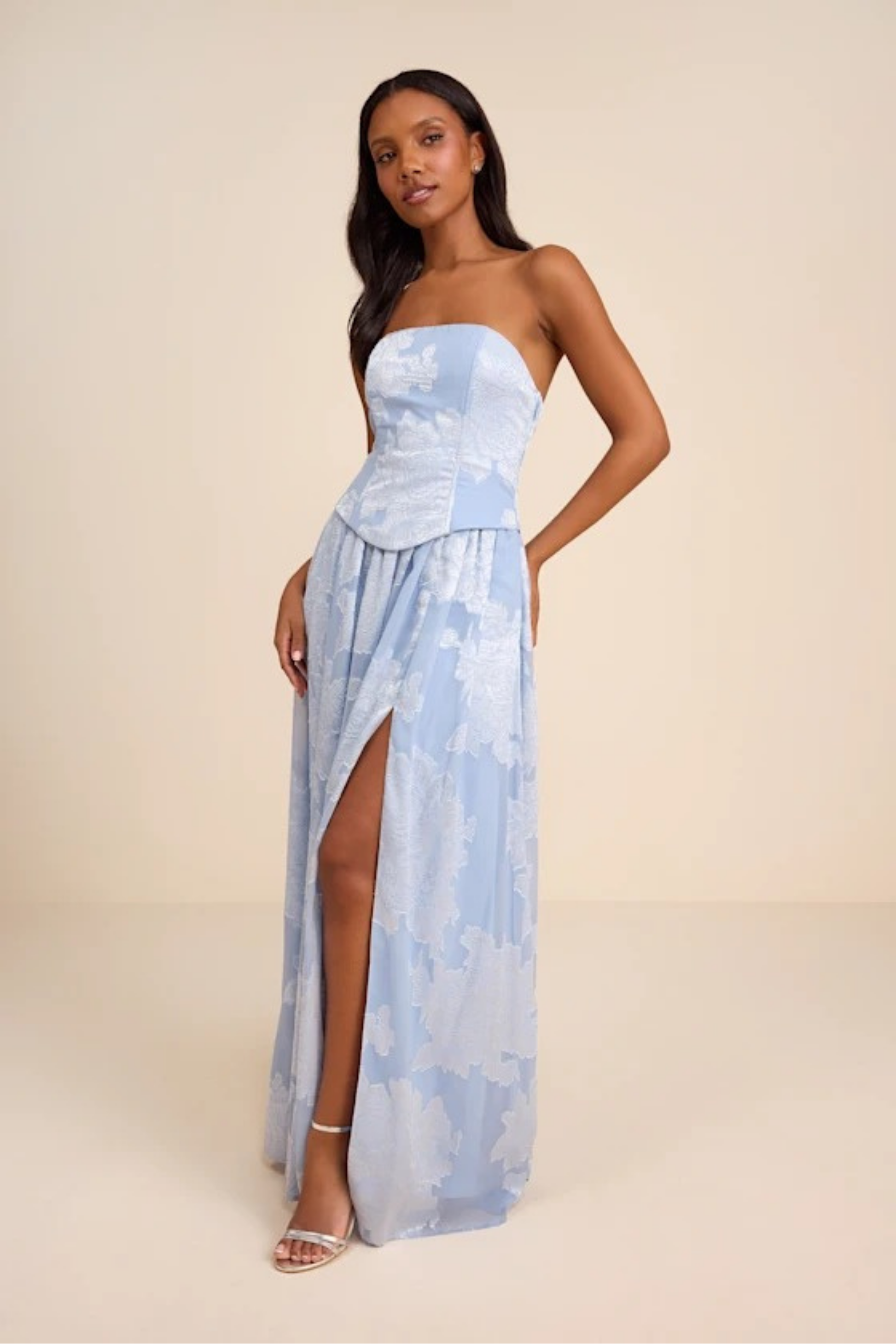 Sky Romance Maxi Dress