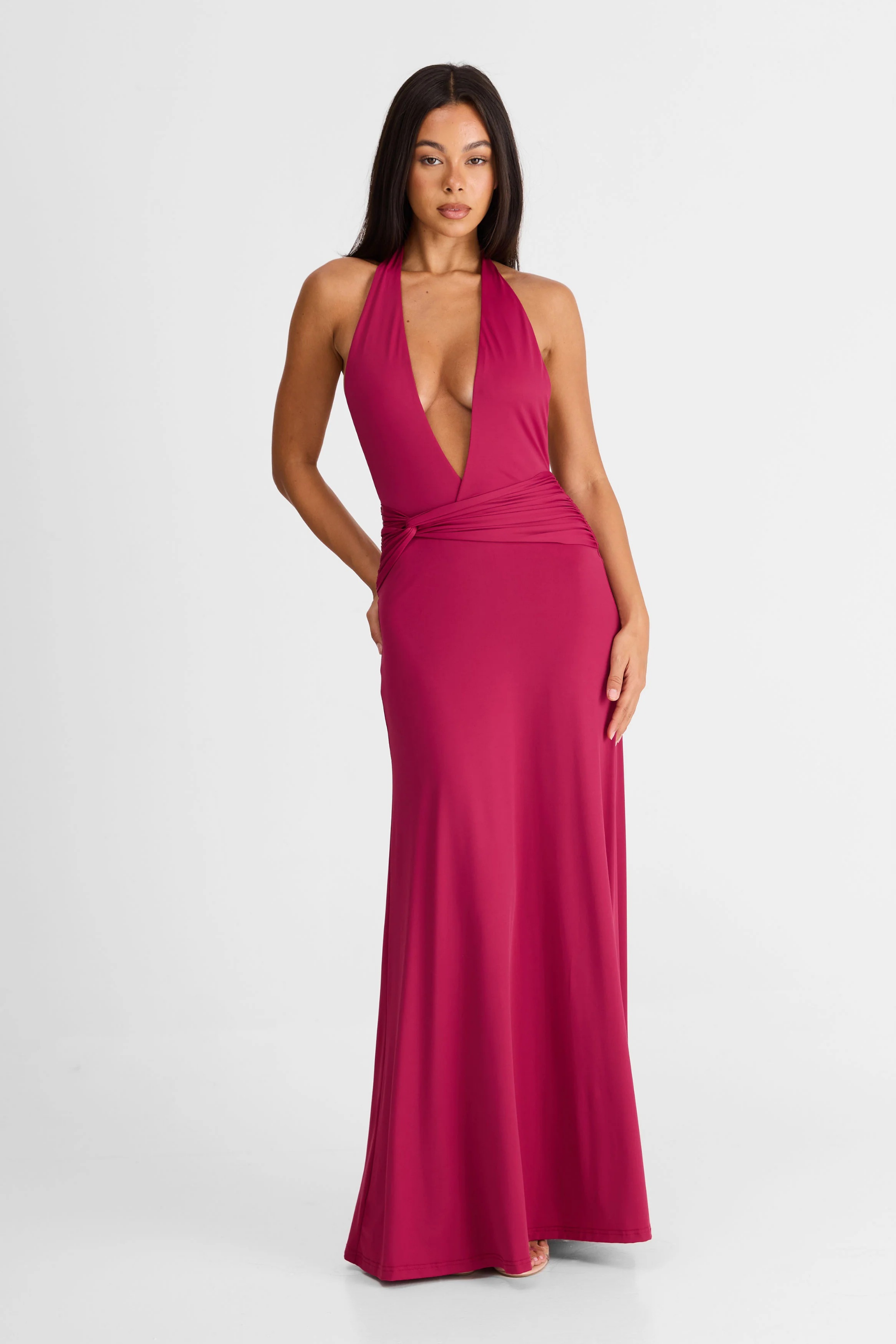Velvet Aura Maxi Dress