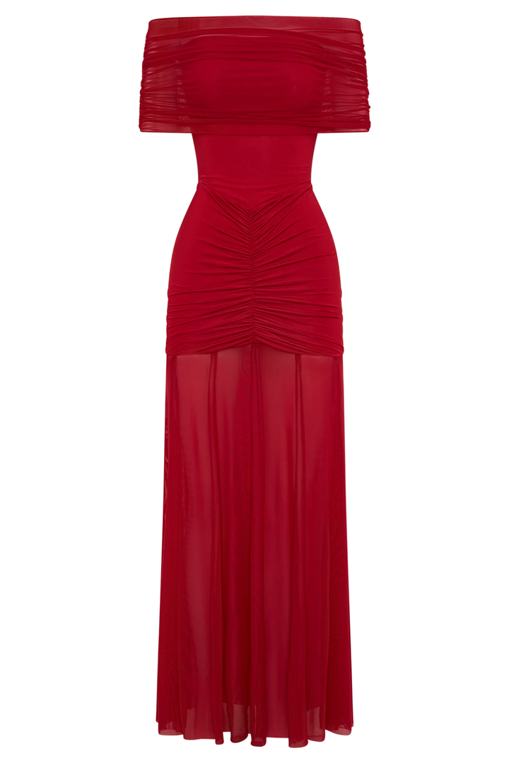 Midnight Illusion Maxi Dress