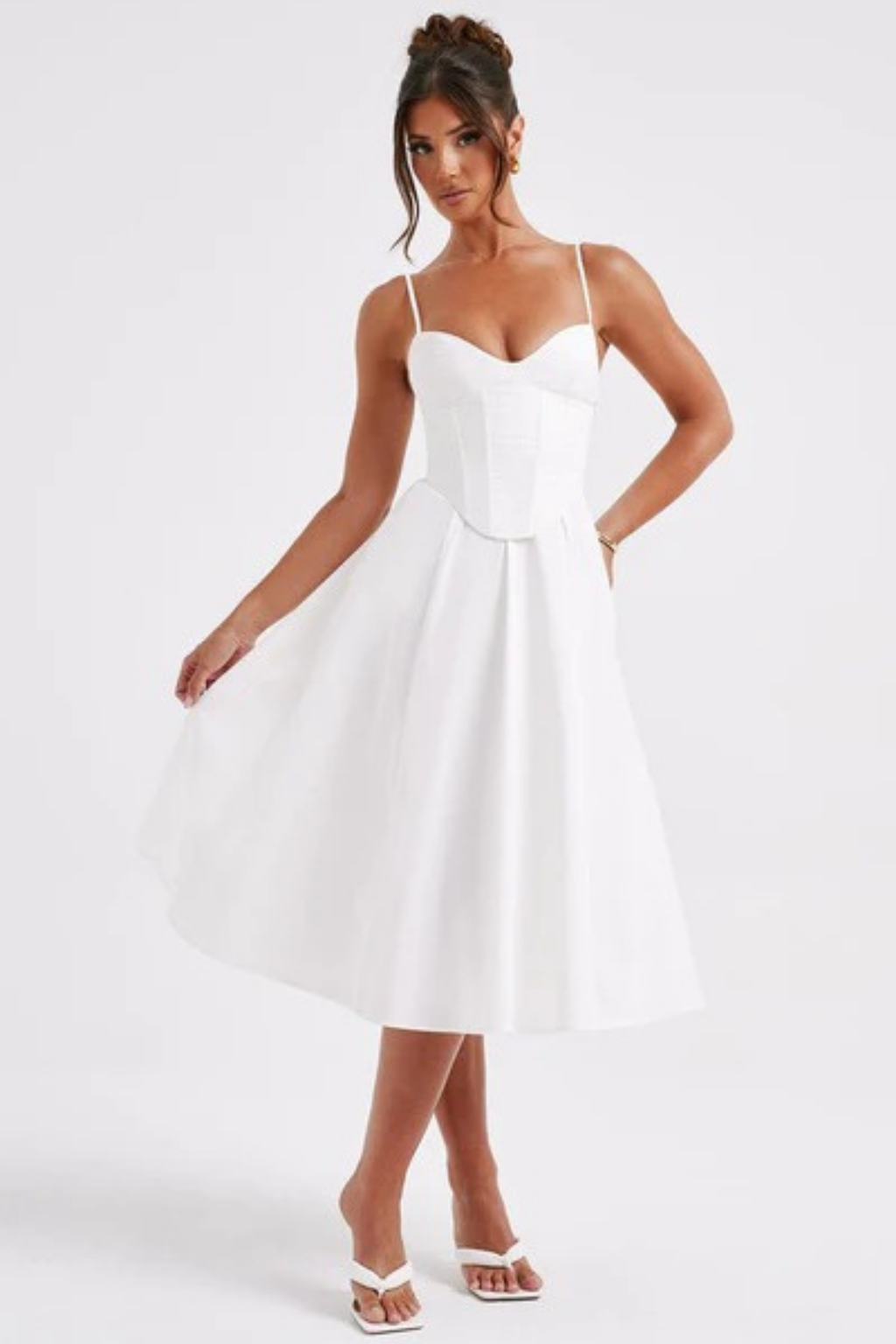 Belle Aura Midi Dress