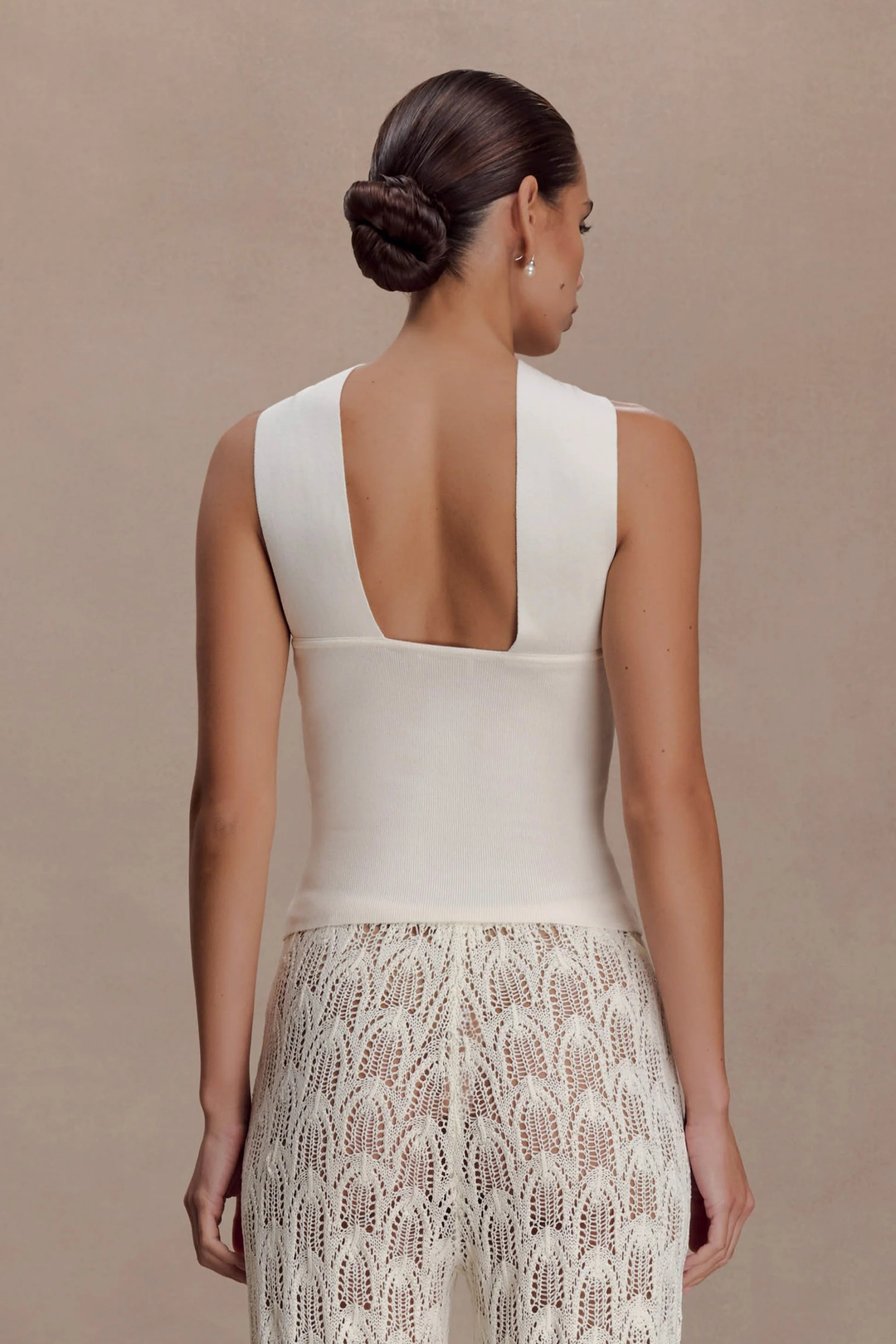 Serene Knot Halter Top
