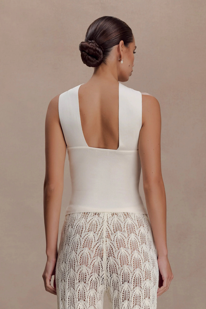Serene Knot Halter Top