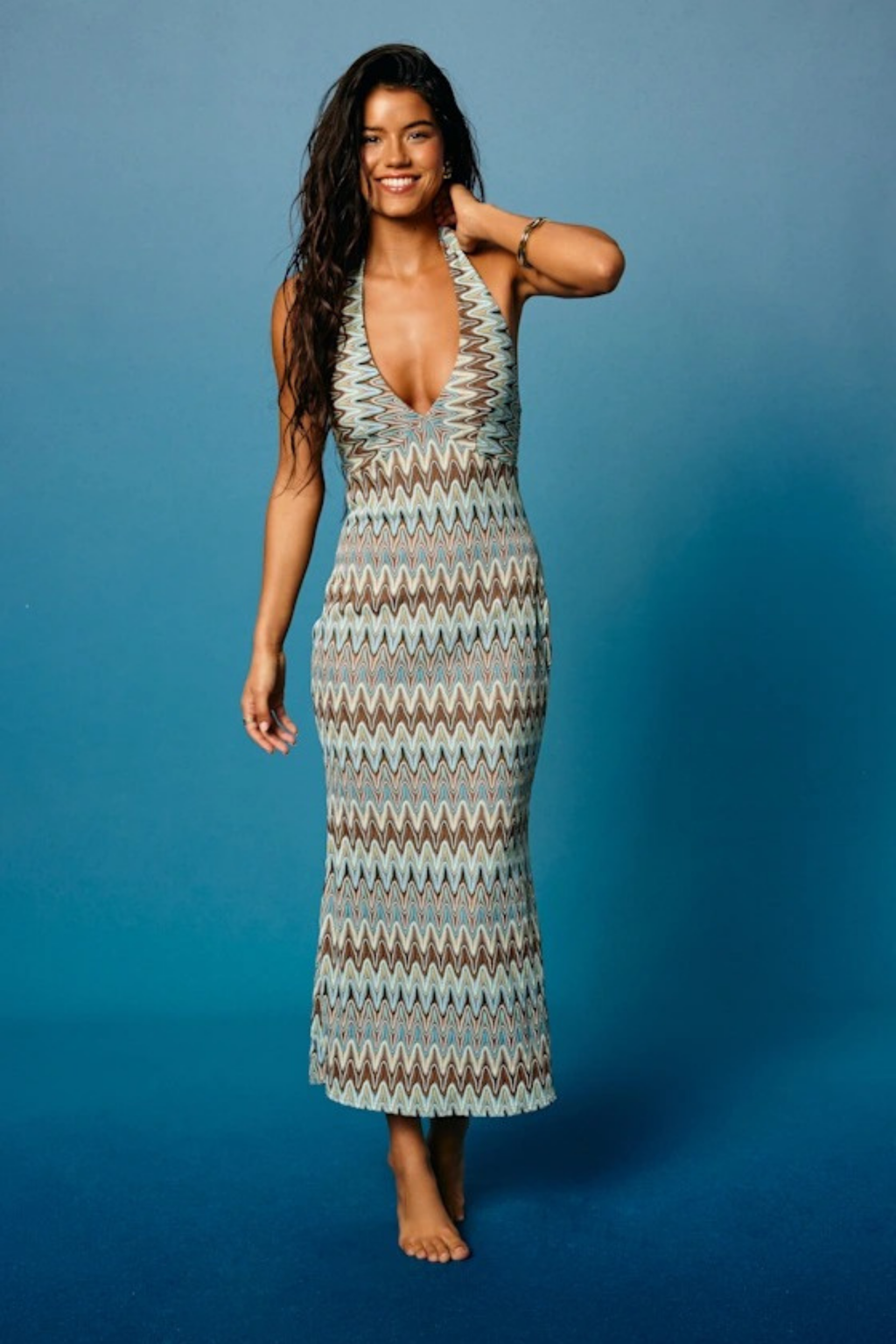 Ocean Muse Midi Dress
