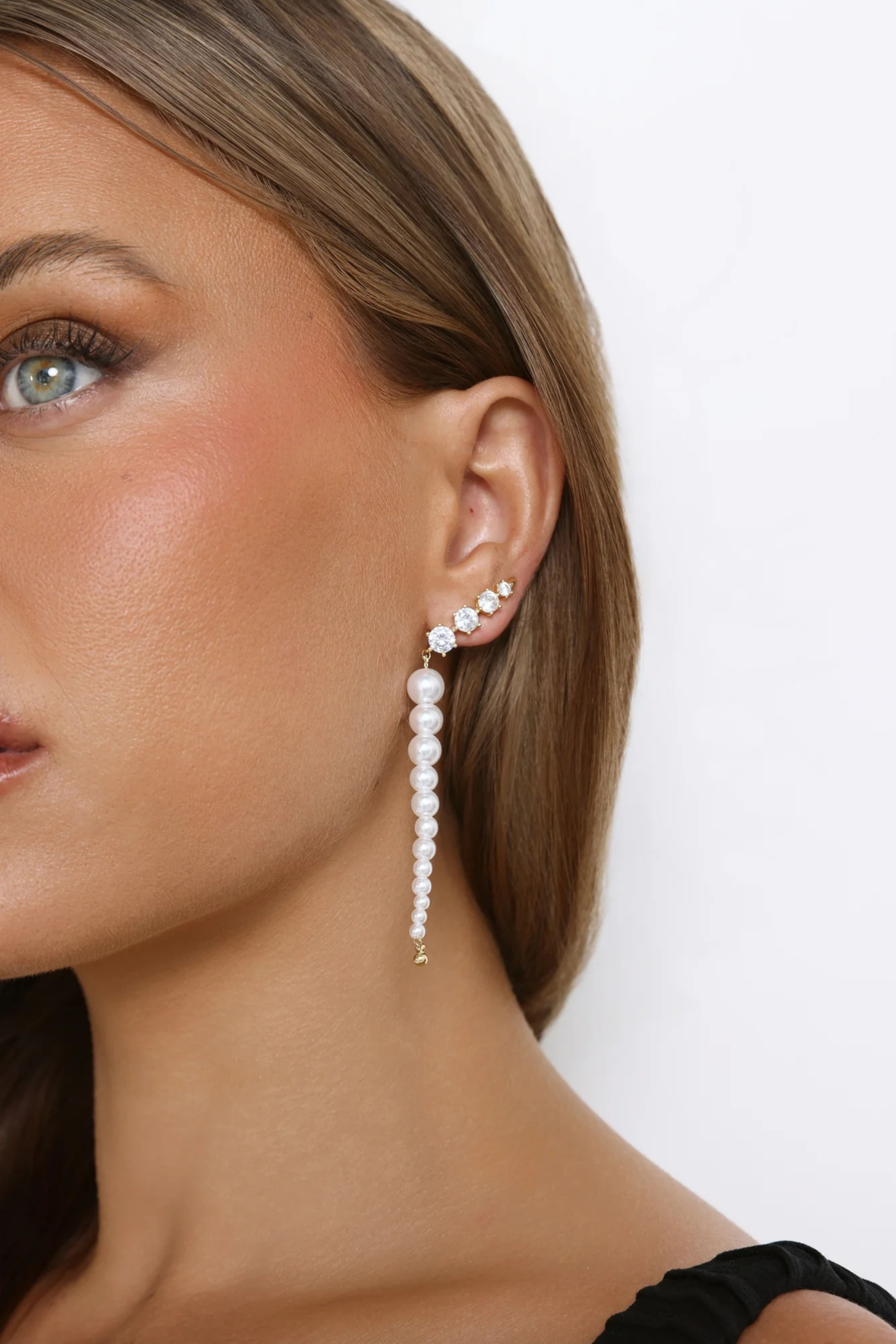 Pearl Cascade Earrings