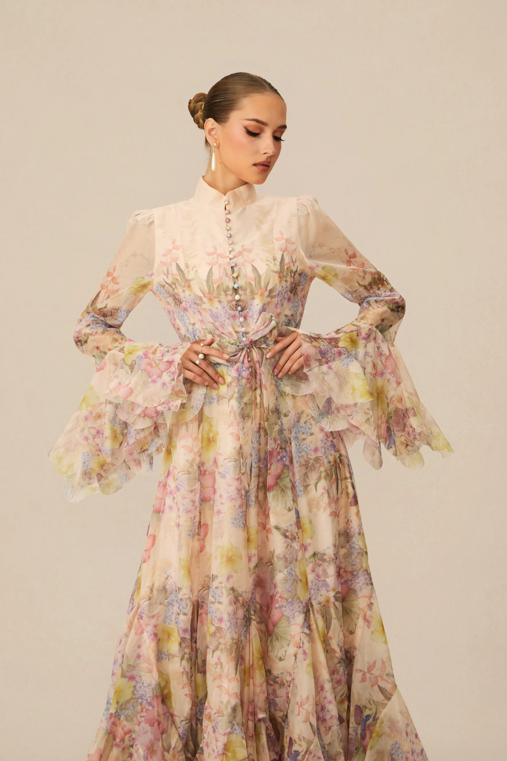 Maison Garden Maxi Dress