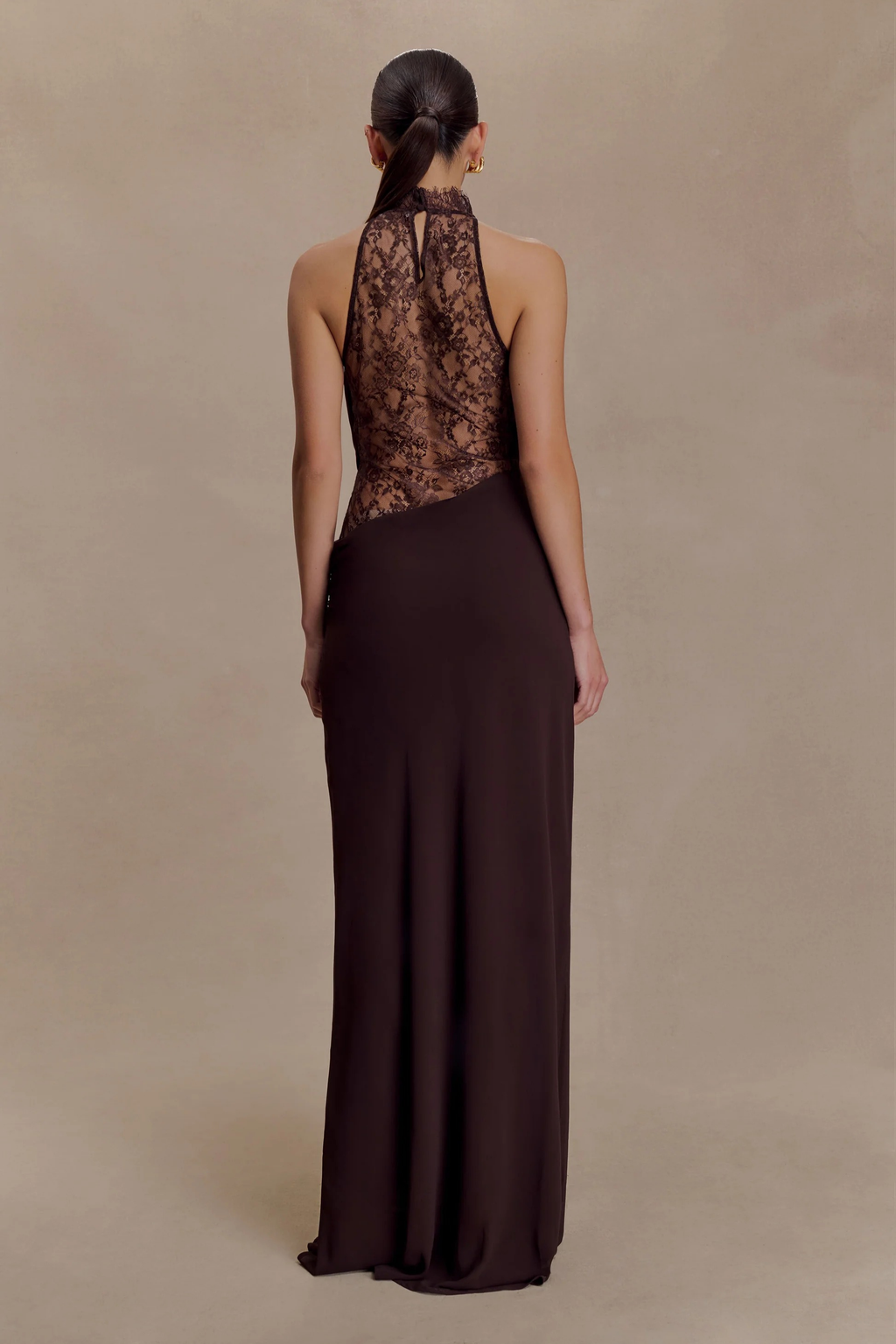 Noir Allure Maxi Dress