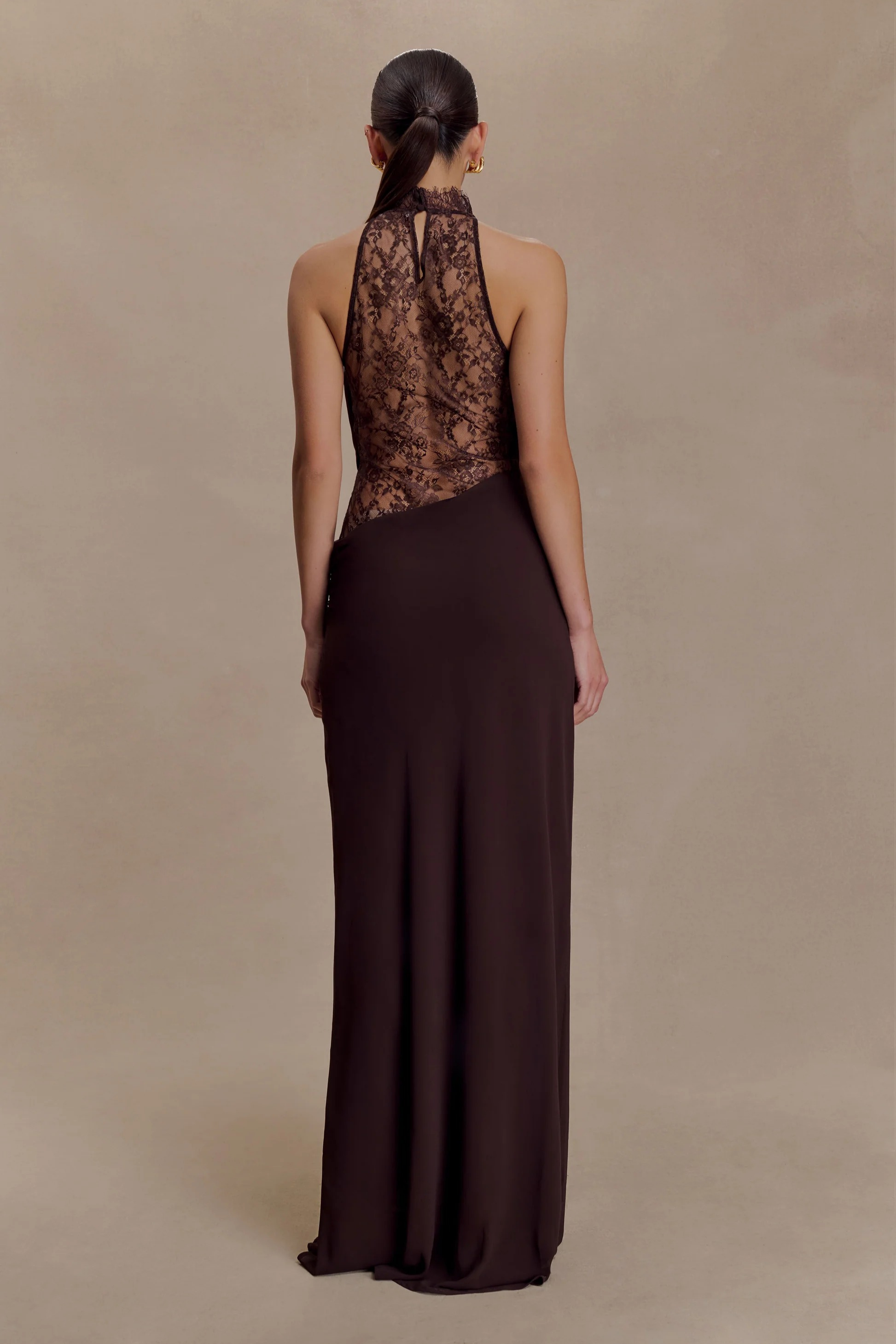 Noir Allure Maxi Dress
