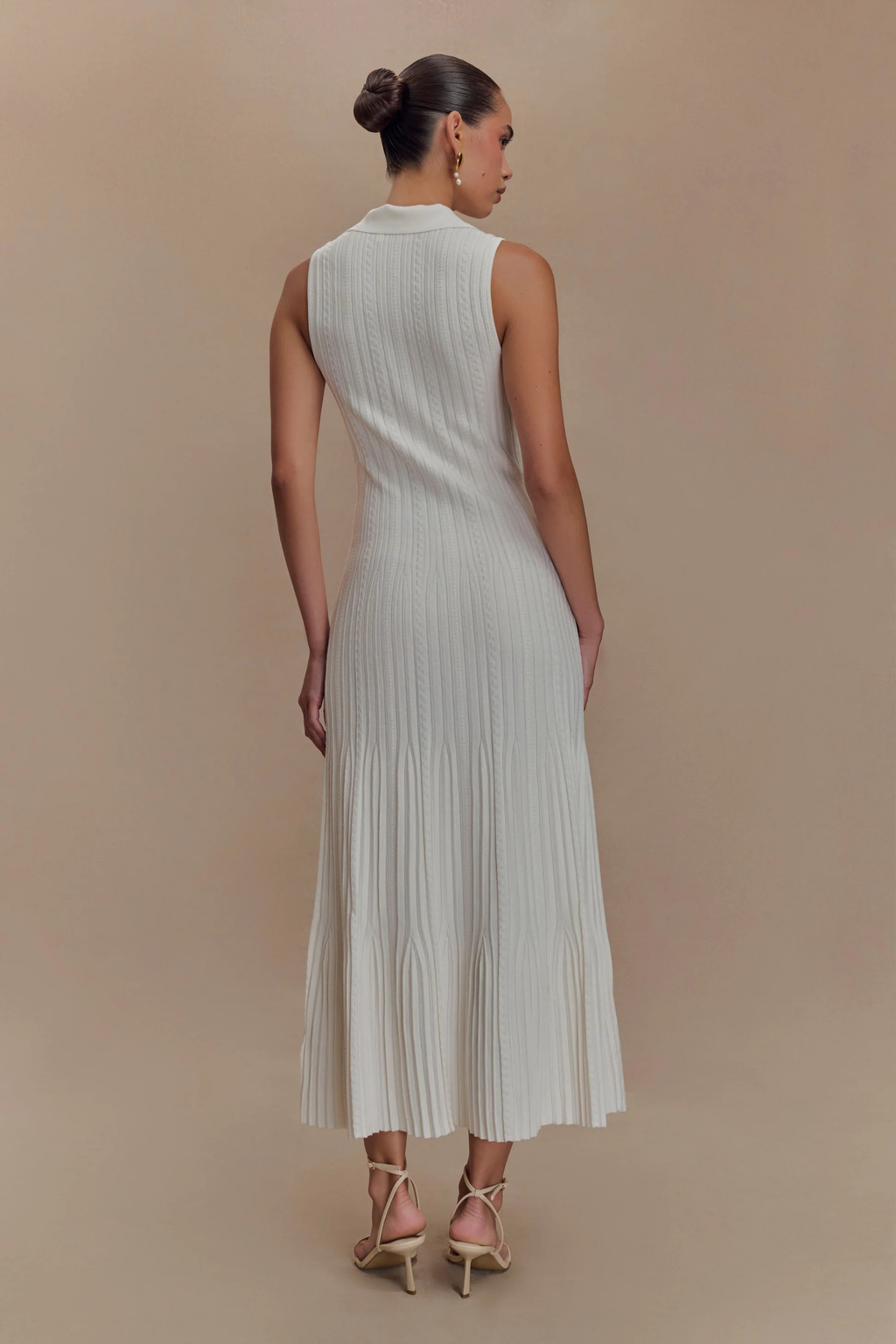 Monaco Button Midi Dress