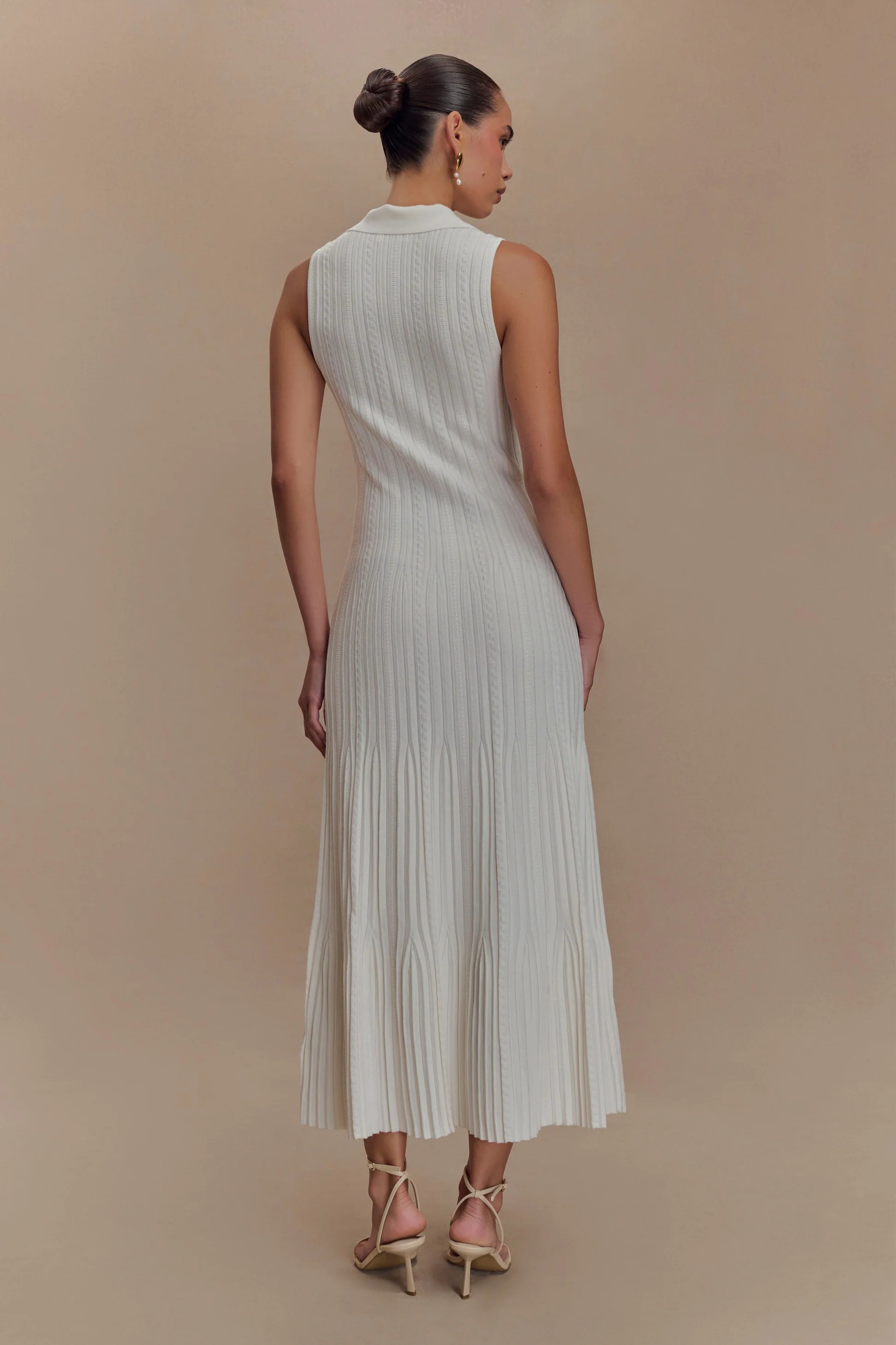 Monaco Button Midi Dress