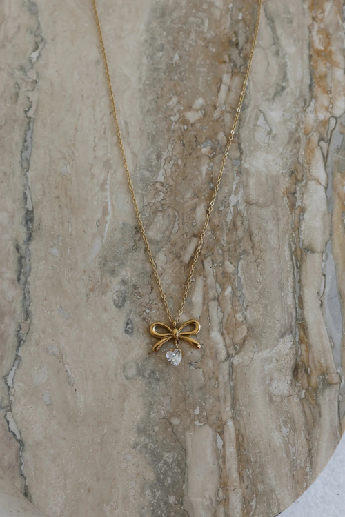 Amour Bow Necklace