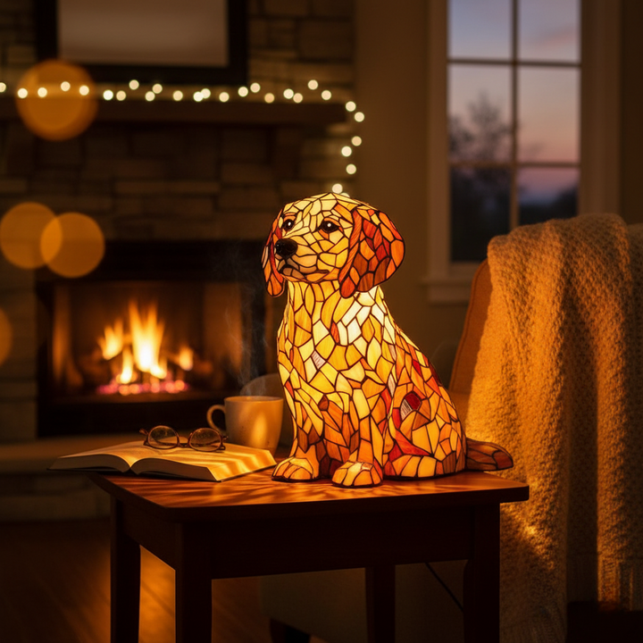 Lily den åndelige golden retriever figur