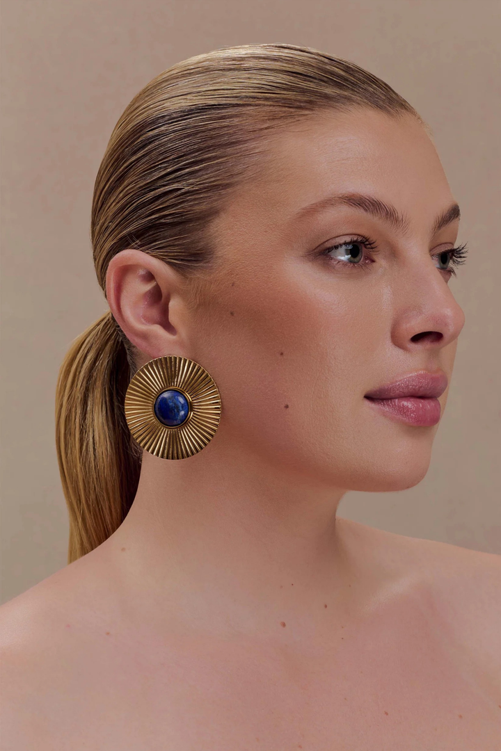 Solara Medallion Earrings