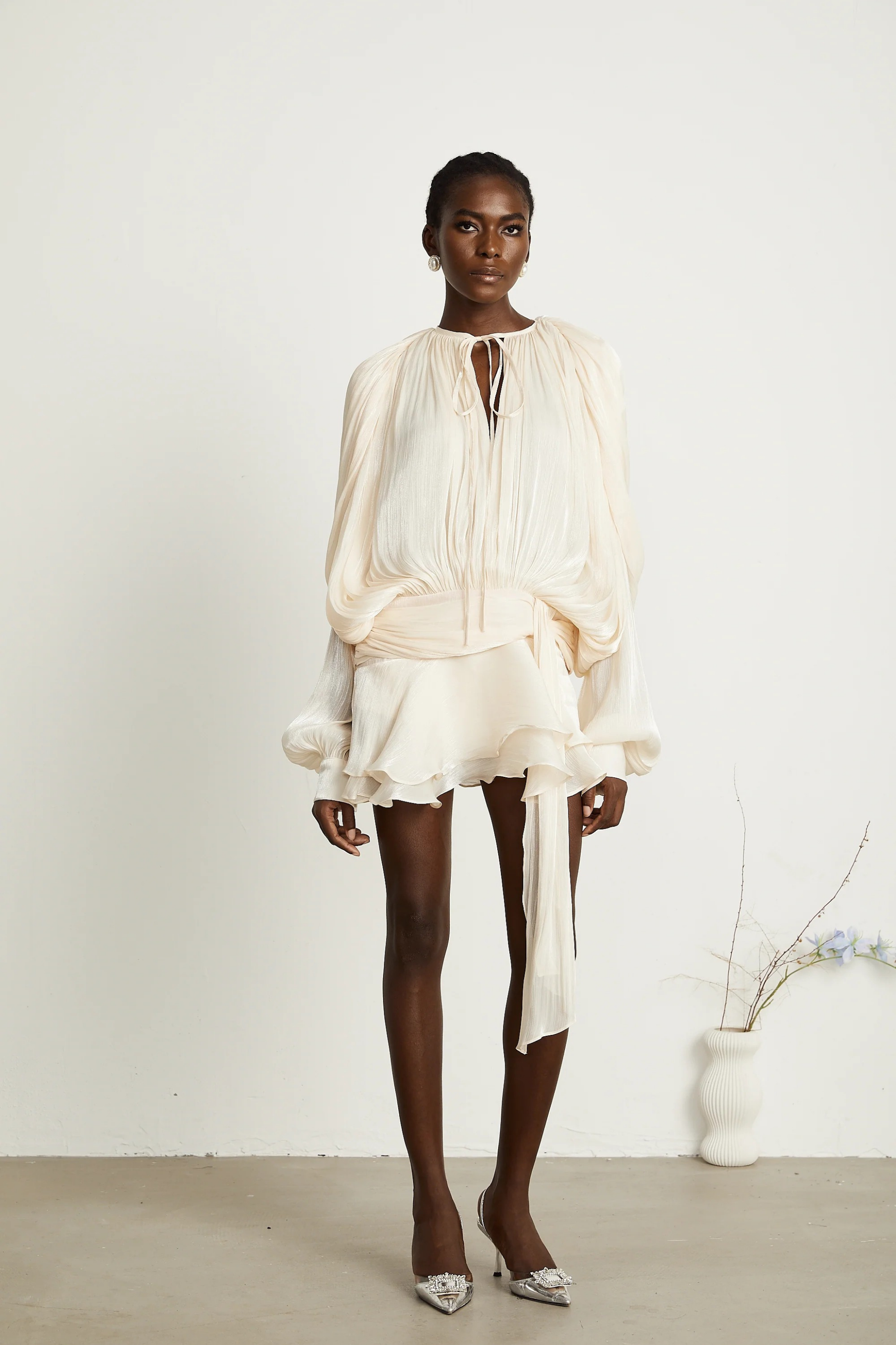Cloud Silk Mini Dress