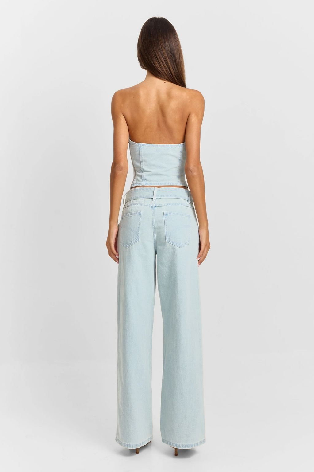 Wide Leg Jeans High Rise Relaxed Style