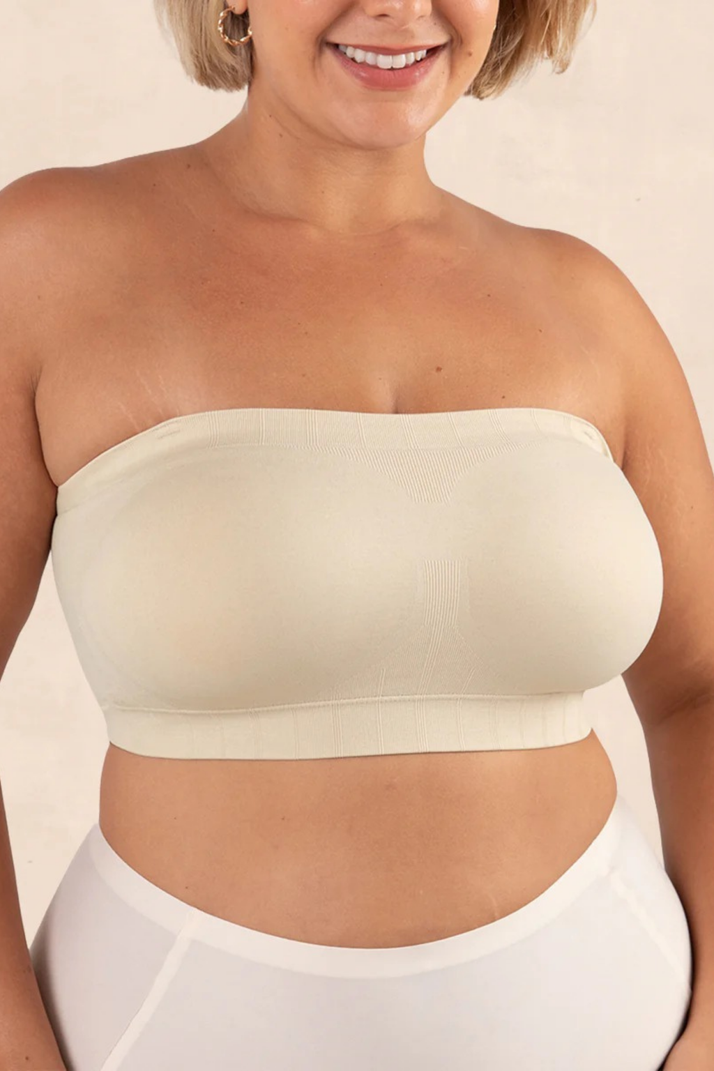 Strapless Bandeau Bra Seamless Wireless Comfort