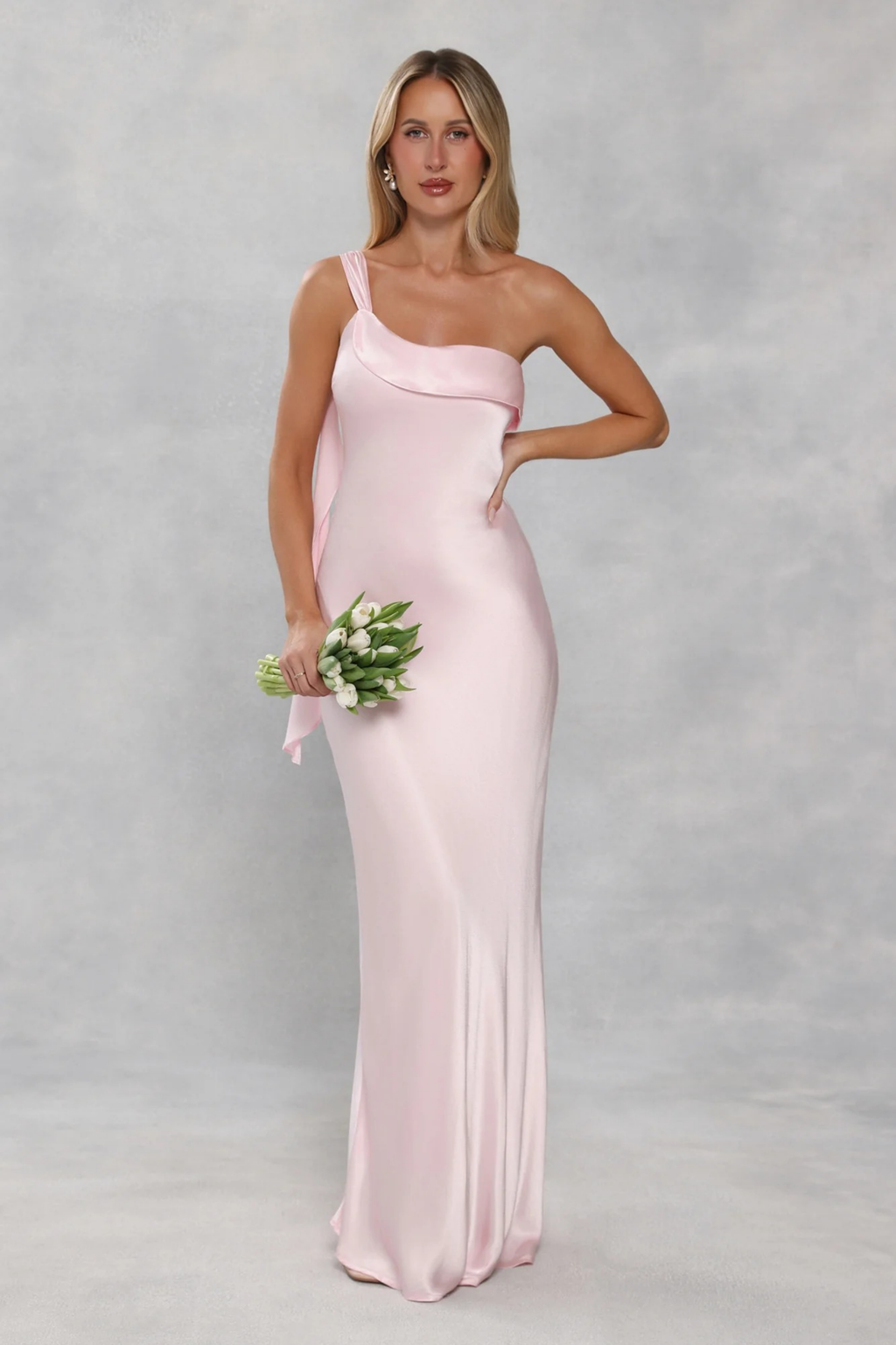 Rosé Aura Maxi Dress
