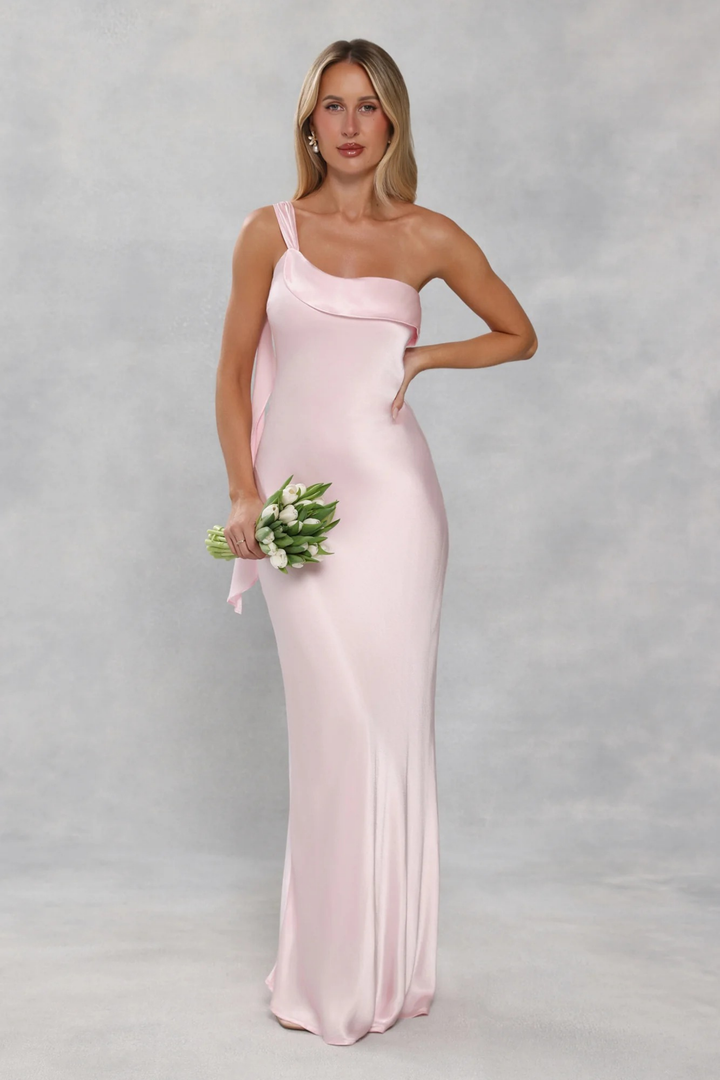Rosé Aura Maxi Dress