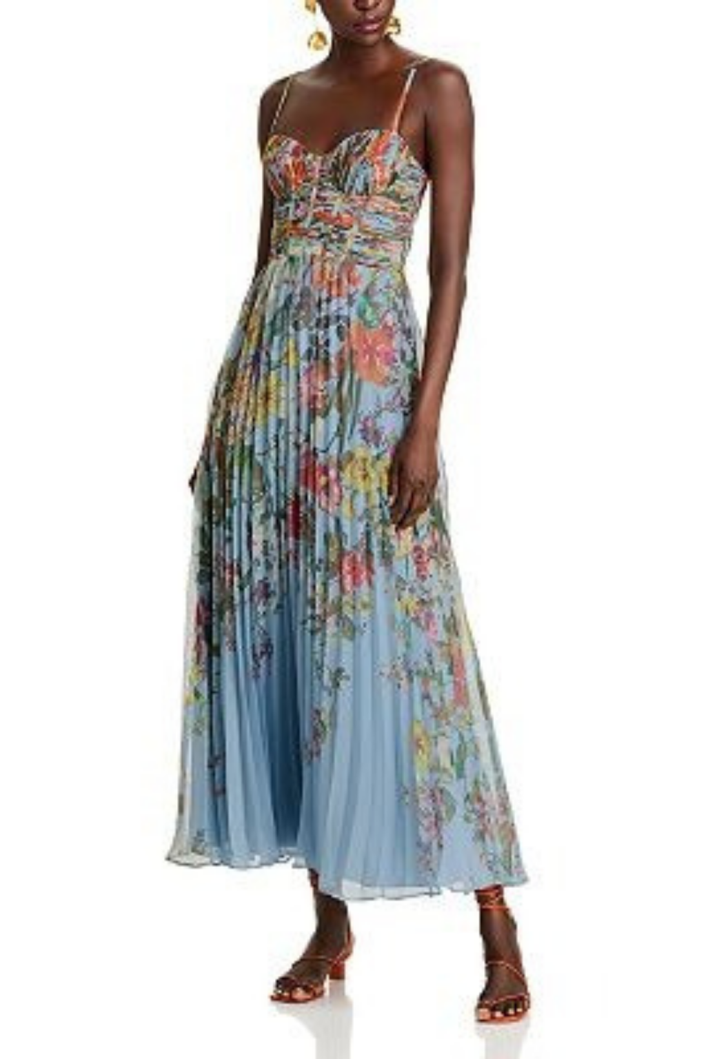 Guest Maxi Dress Watercolor Floral Flowy Style