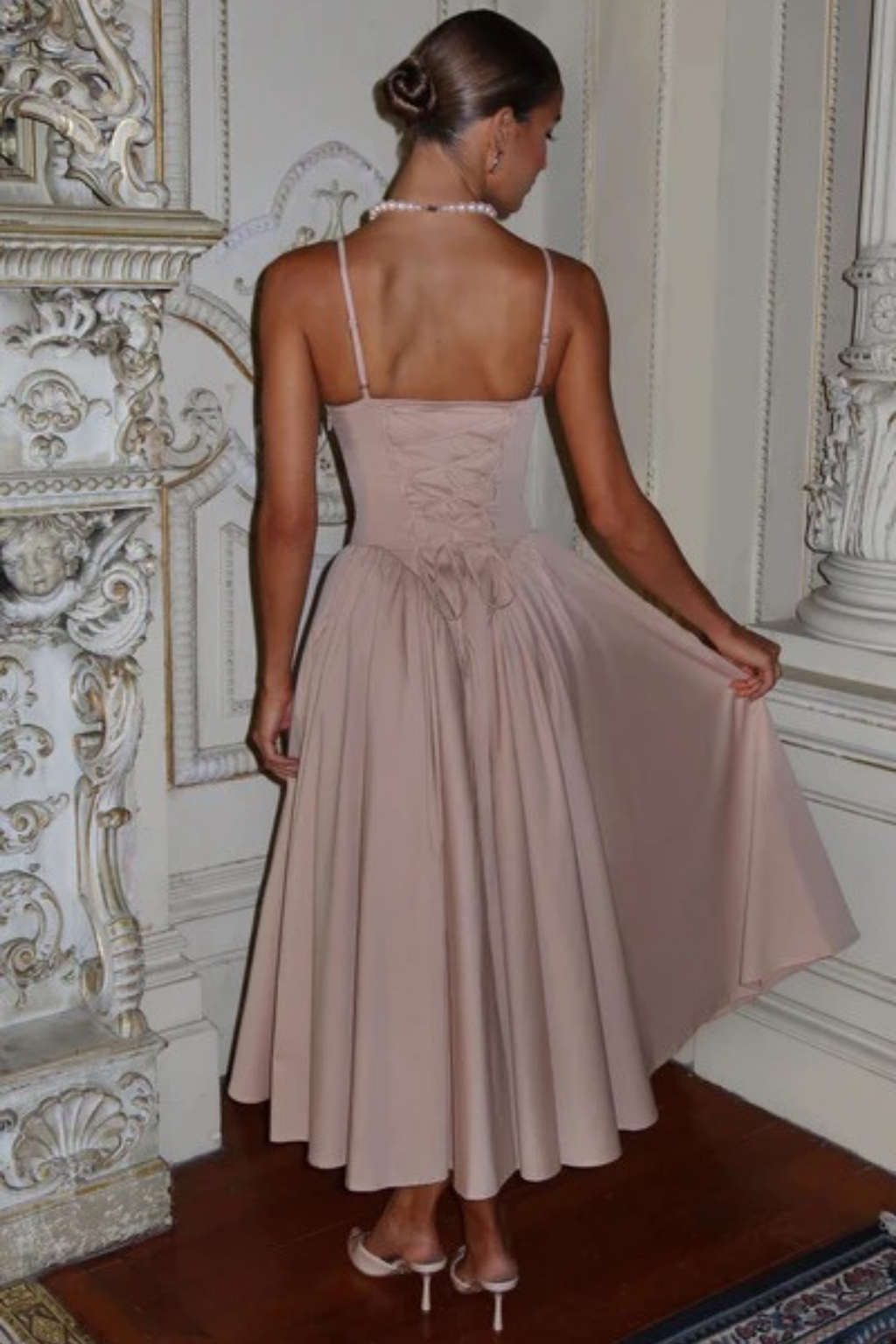 Blush Belle Midi Dress