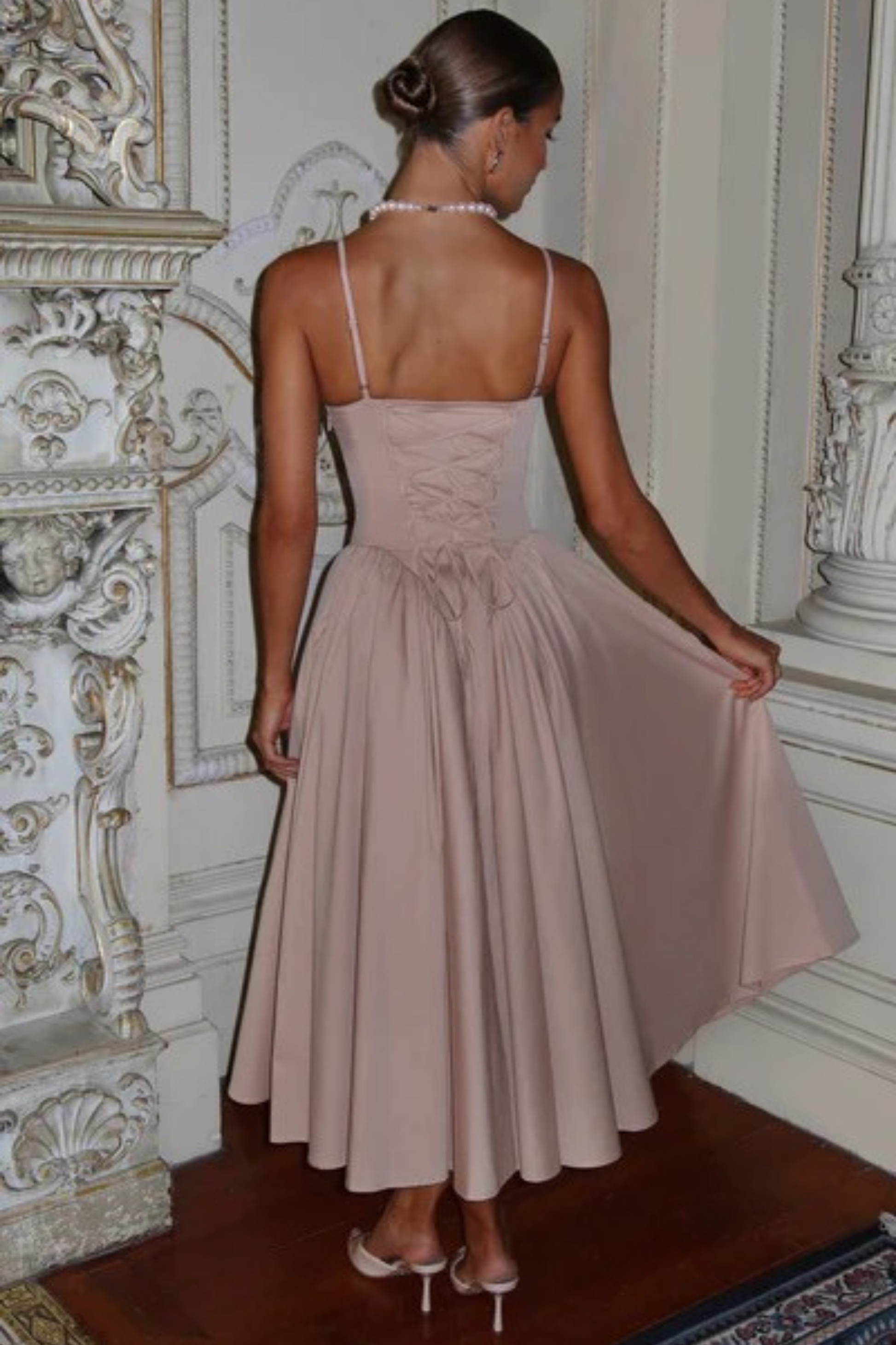 Blush Belle Midi Dress